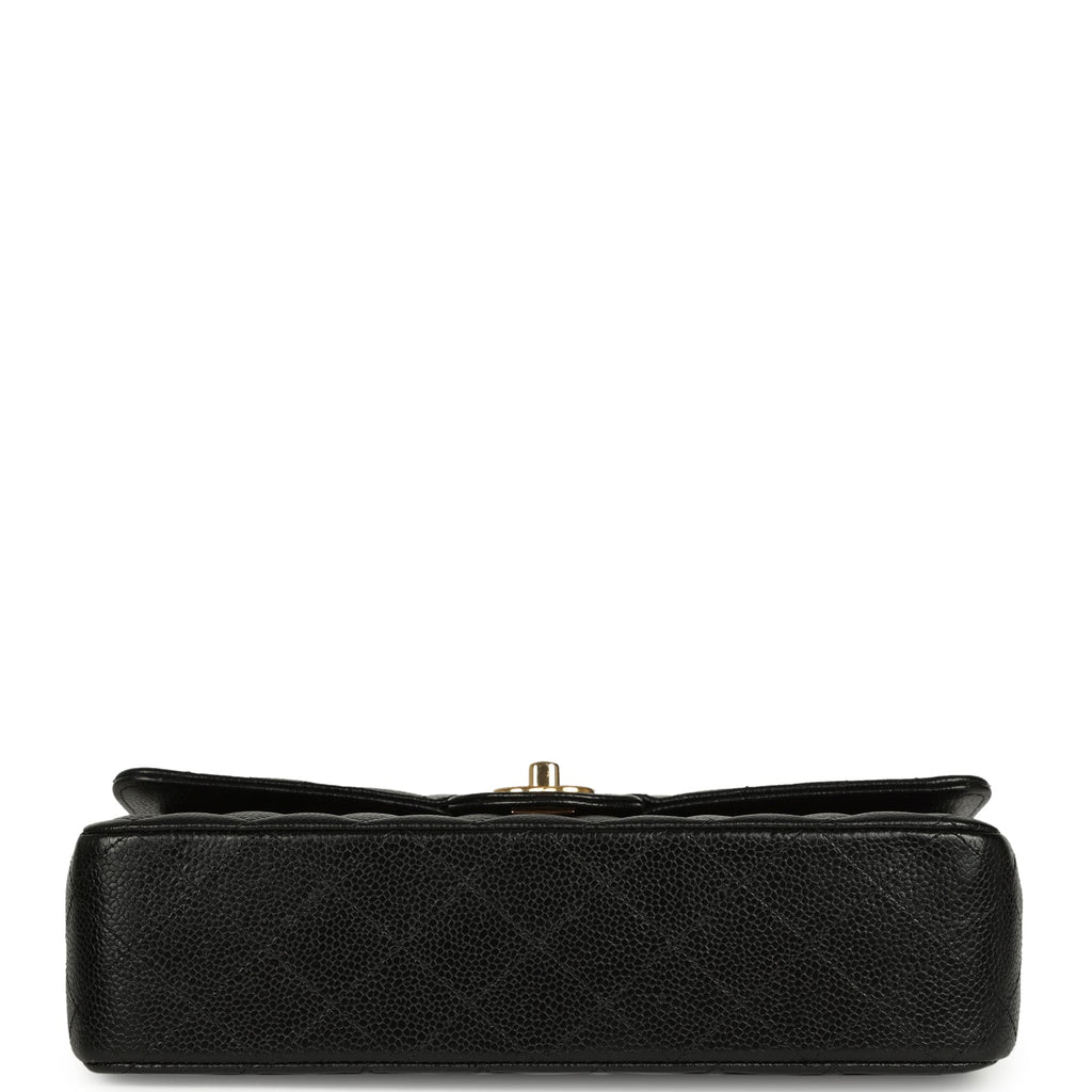 Chanel Medium Classic Double Flap Black Caviar Gold Hardware