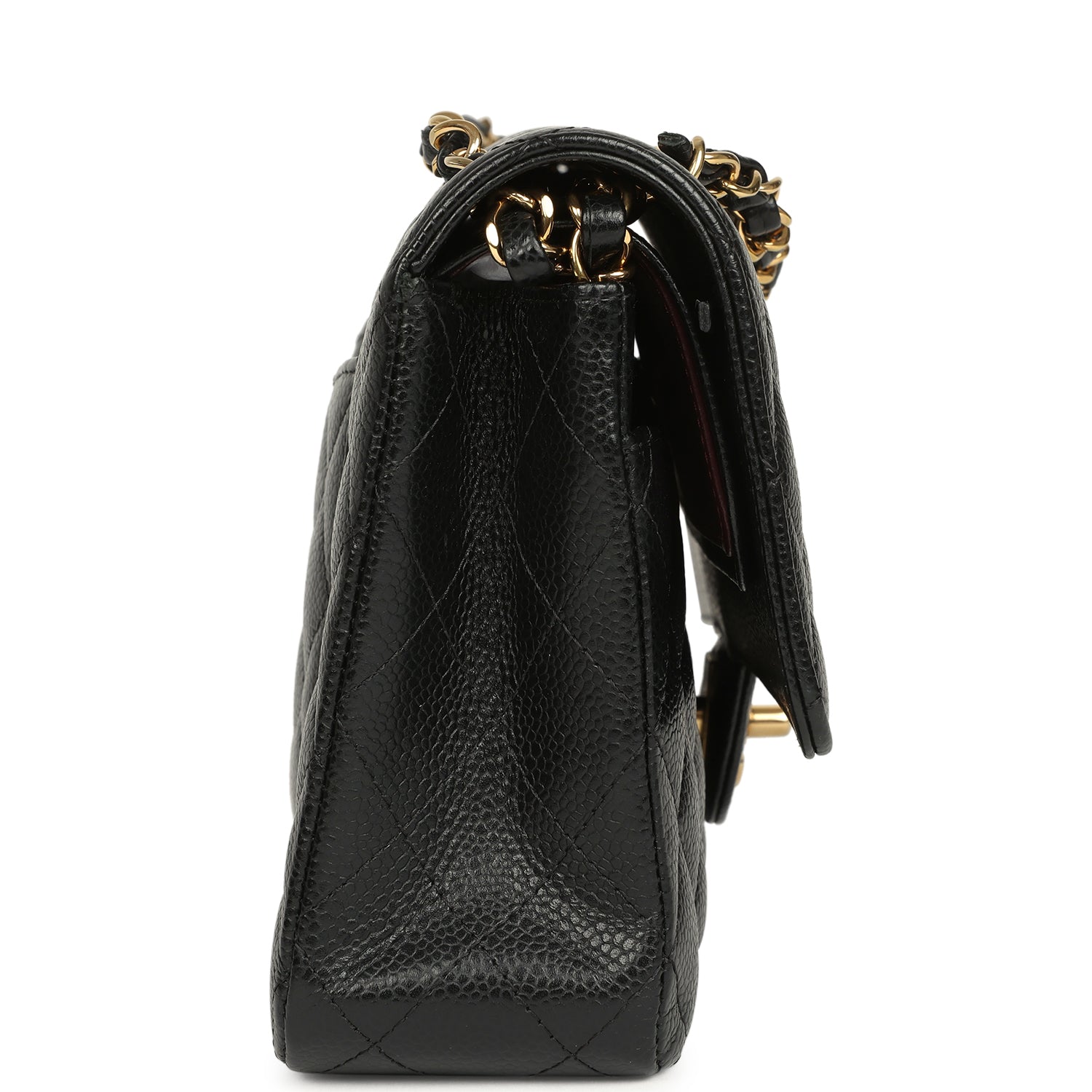 Chanel Medium Classic Double Flap Black Caviar Gold Hardware