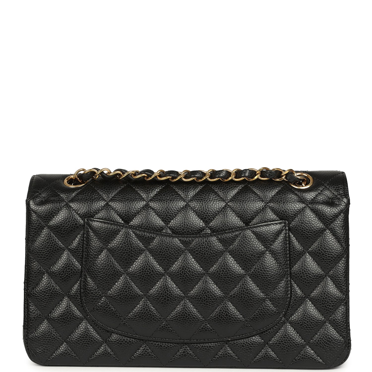 Chanel Medium Classic Double Flap Black Caviar Gold Hardware