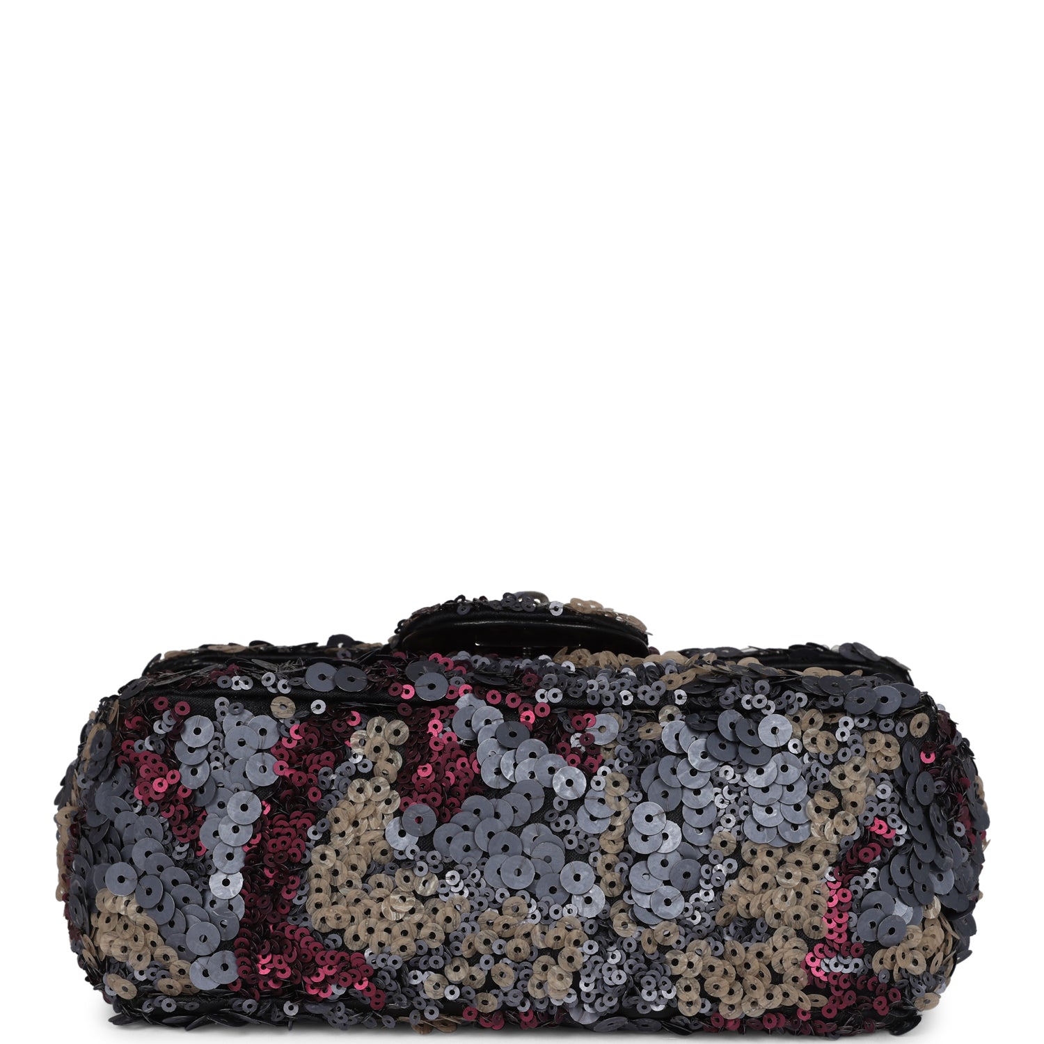 Chanel Limited Edition Extra Mini Flap Bag Multicolor Sequin Ruthenium Hardware