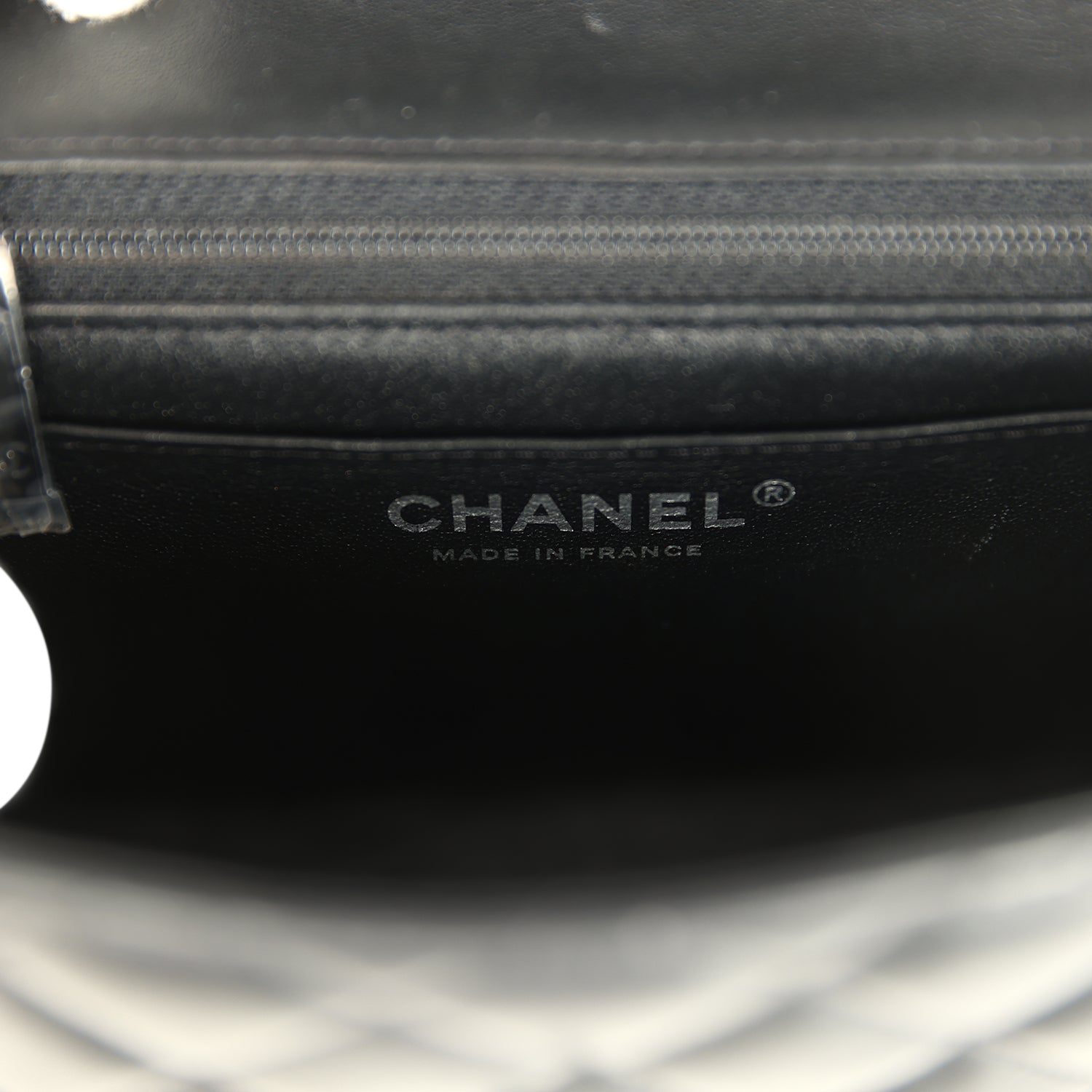 Pre-owned Chanel Mini Classic Square Flap Bag So Black Lambskin Black Hardware