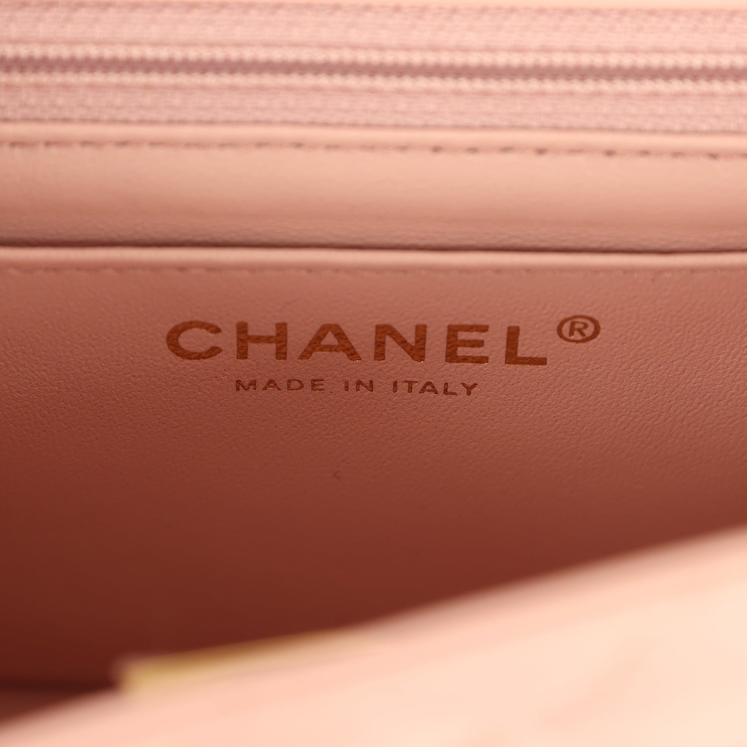 Chanel Mini Classic Square Flap Bag Pink Lambskin Light Gold Hardware