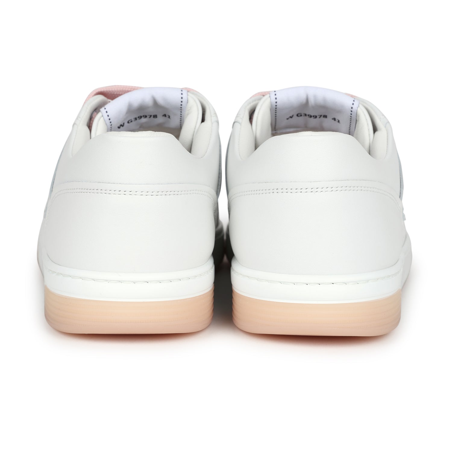 Chanel CC Low Top Sneakers White and Pink Calfskin 41 EU