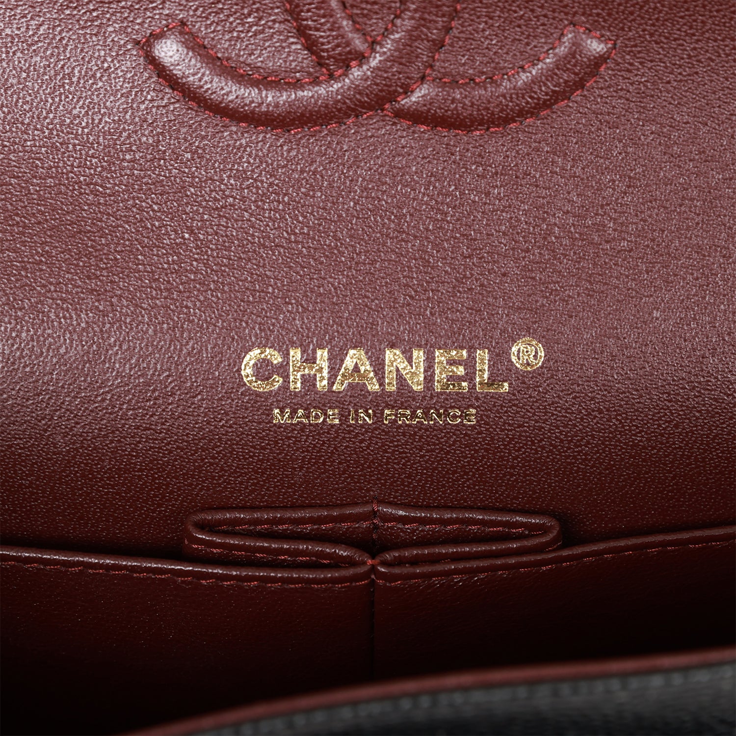 Pre-owned Chanel Small Classic Double Flap Bag Black Caviar Gold Hardware