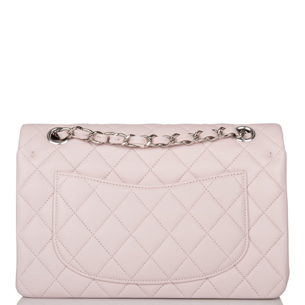 Chanel bag Small Classic Double Flap Bag Light Purple Lambskin Silver Hardware