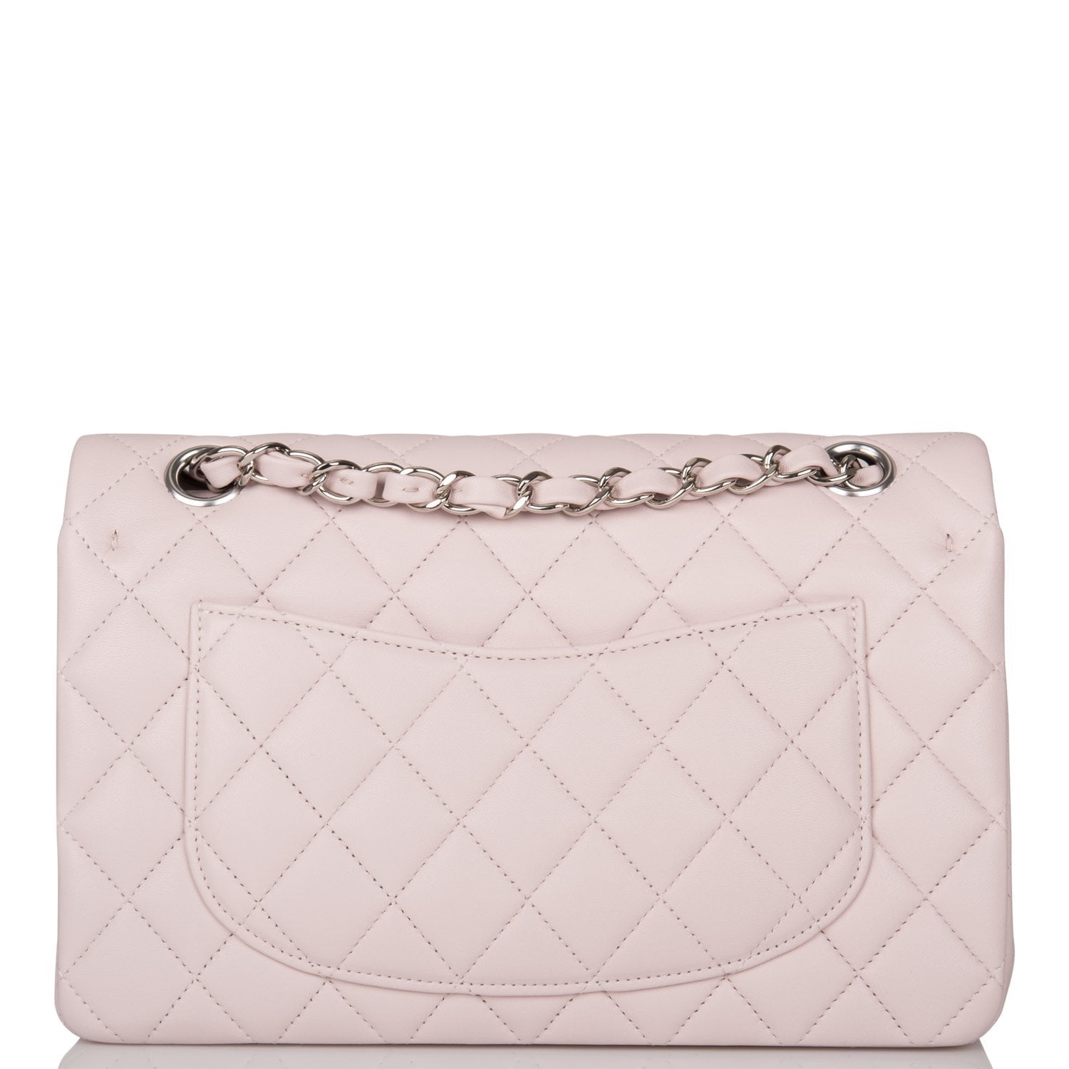 Chanel bag Small Classic Double Flap Bag Light Purple Lambskin Silver Hardware