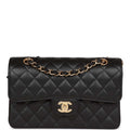 Chanel bag Small Classic Double Flap Black Caviar Gold Hardware