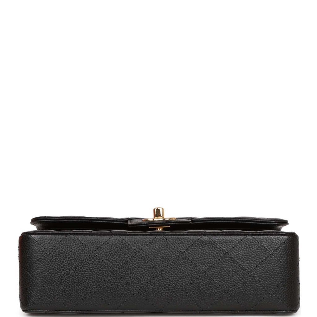 Chanel bag Small Classic Double Flap Black Caviar Gold Hardware