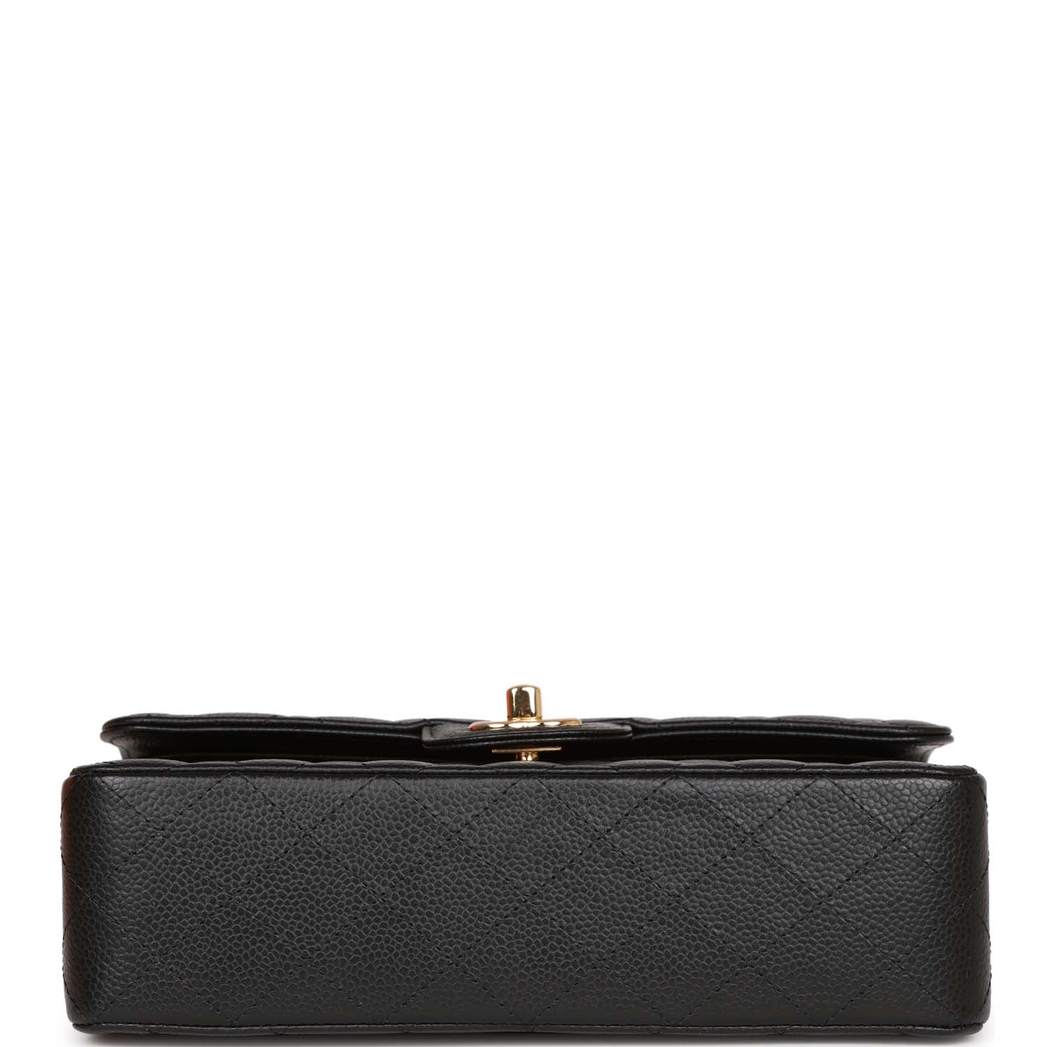 Chanel bag Small Classic Double Flap Black Caviar Gold Hardware
