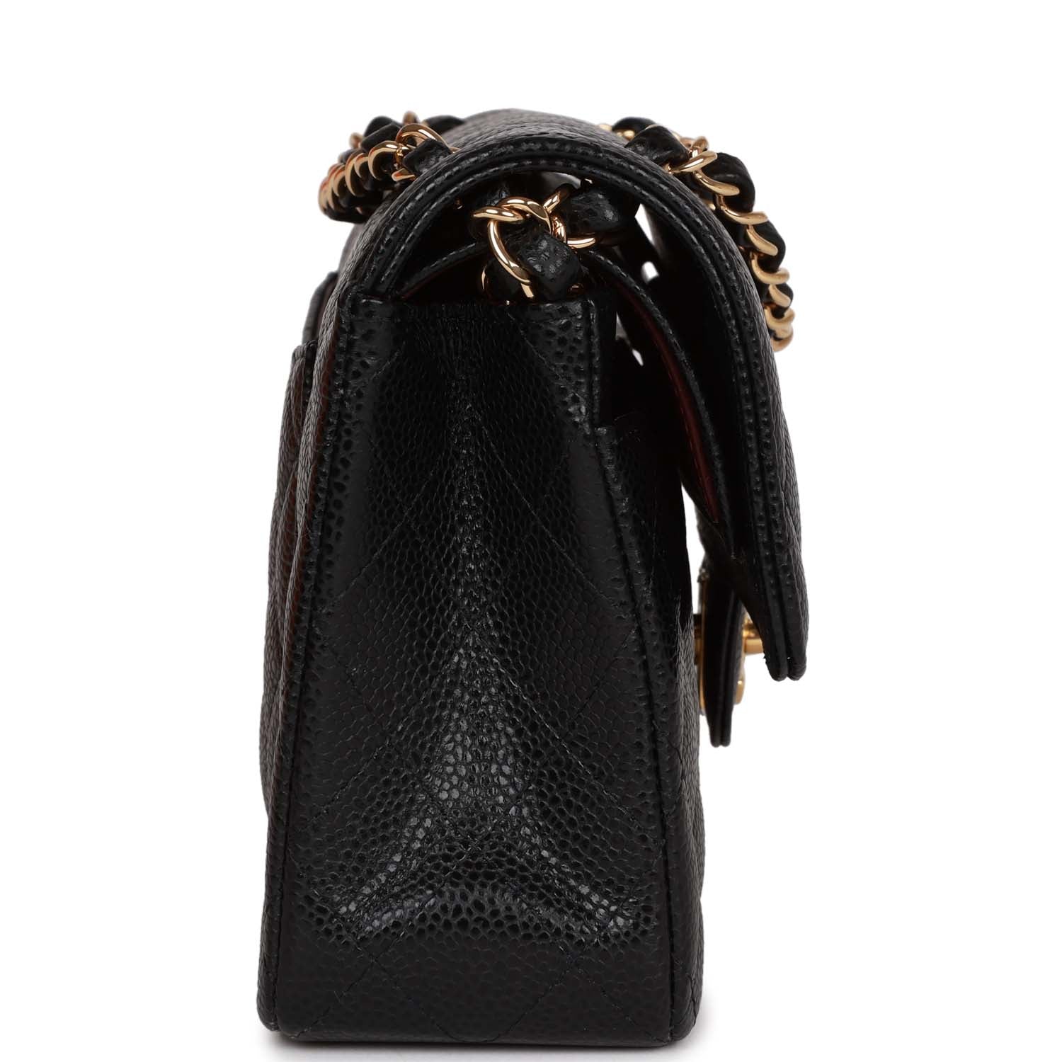Chanel bag Small Classic Double Flap Black Caviar Gold Hardware