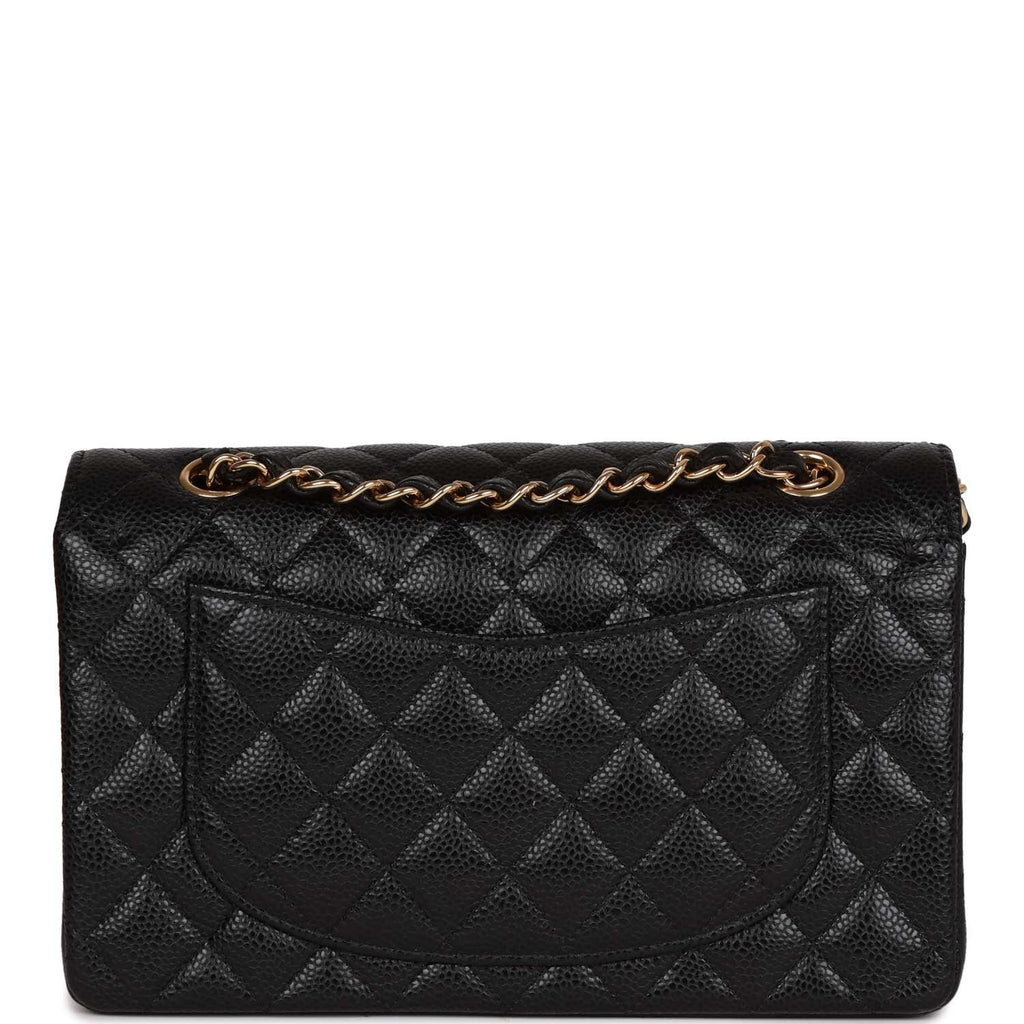 Chanel bag Small Classic Double Flap Black Caviar Gold Hardware