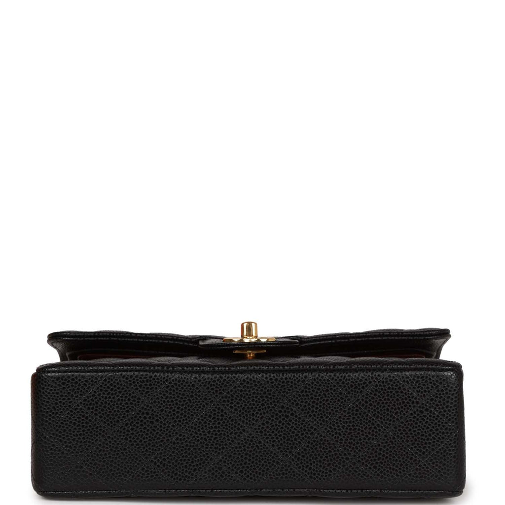 Chanel bag Small Classic Double Flap Black Caviar Gold Hardware