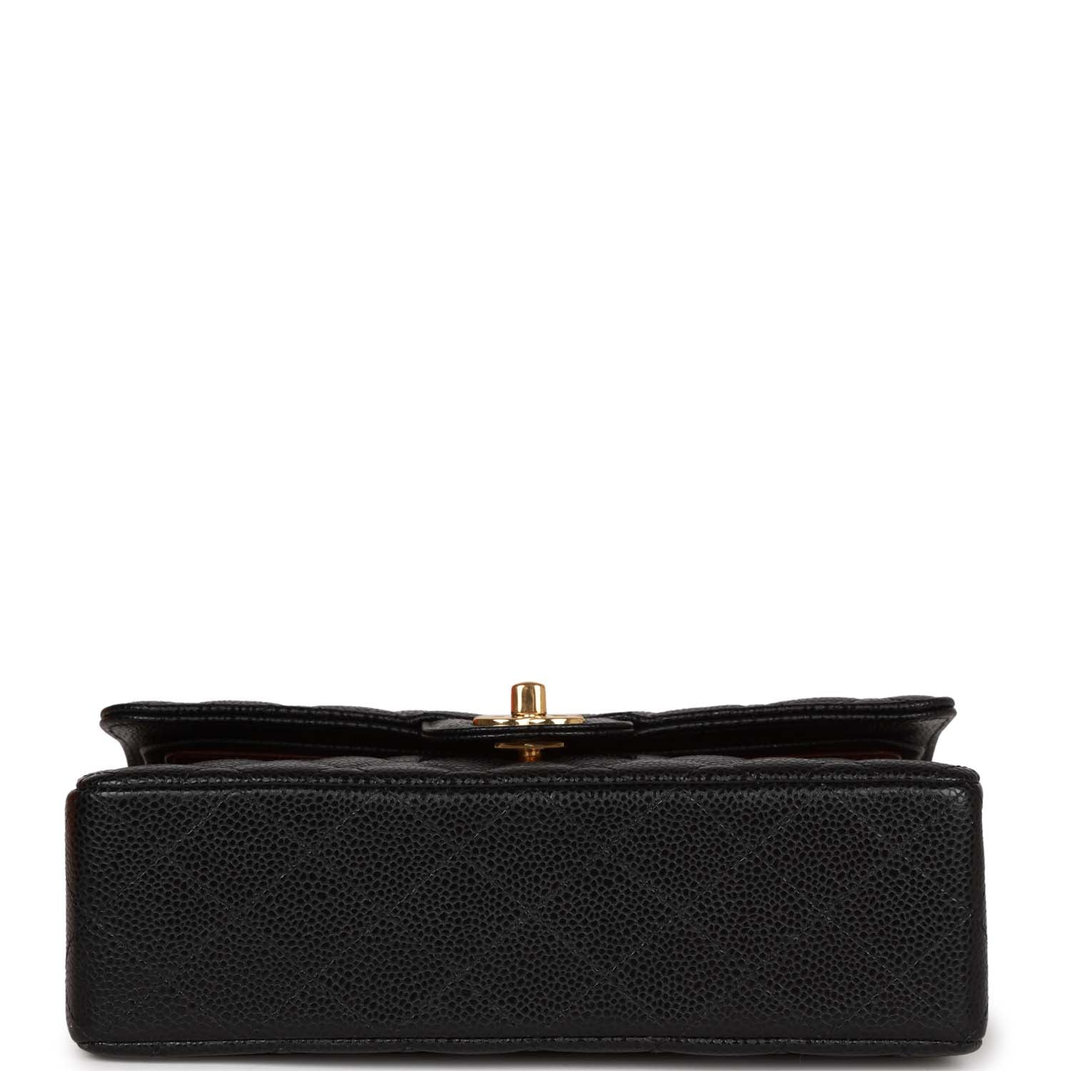 Chanel bag Small Classic Double Flap Black Caviar Gold Hardware