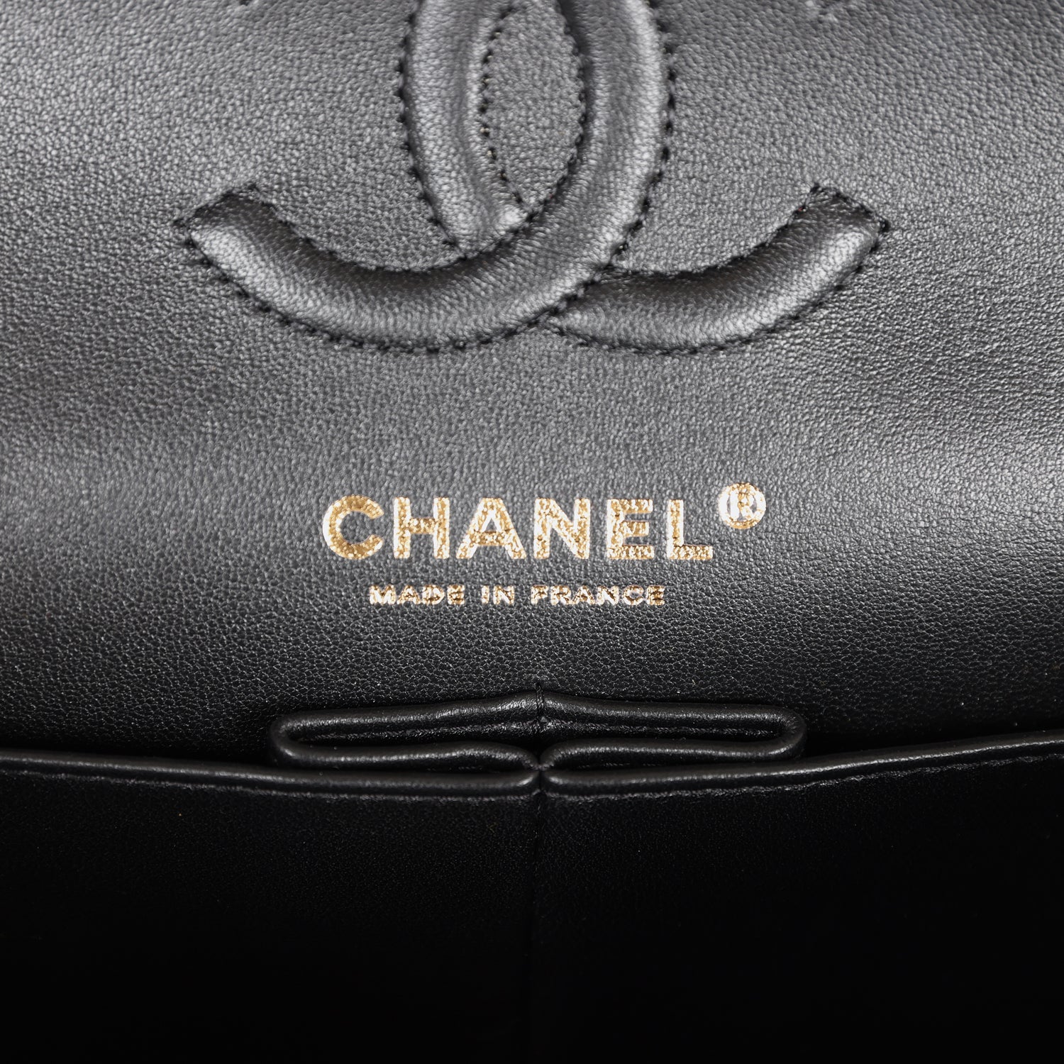 Chanel a bag Small Classic Double Flap Bag Black Lambskin Rose Gold Hardware