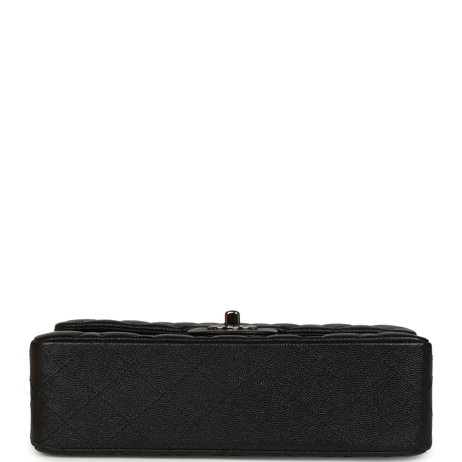 Chanel Small Classic Double Flap Bag Black Iridescent Caviar Ruthenium Hardware