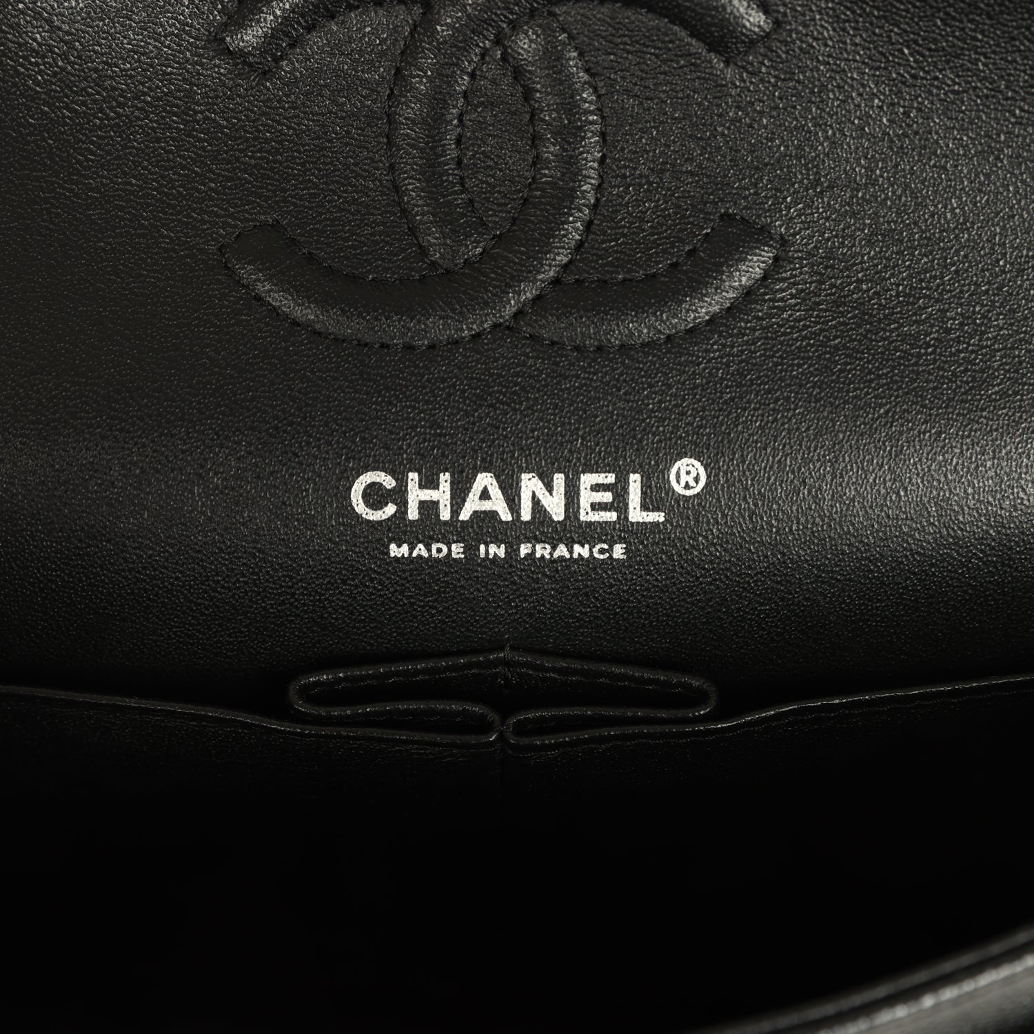 Chanel Small Classic Double Flap Bag Black Iridescent Caviar Ruthenium Hardware