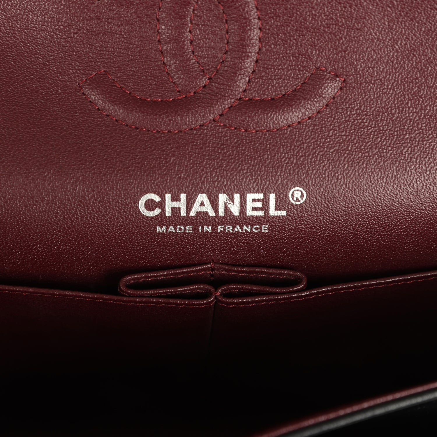 Chanel Small Classic Double Flap Bag Black Lambskin Silver Hardware