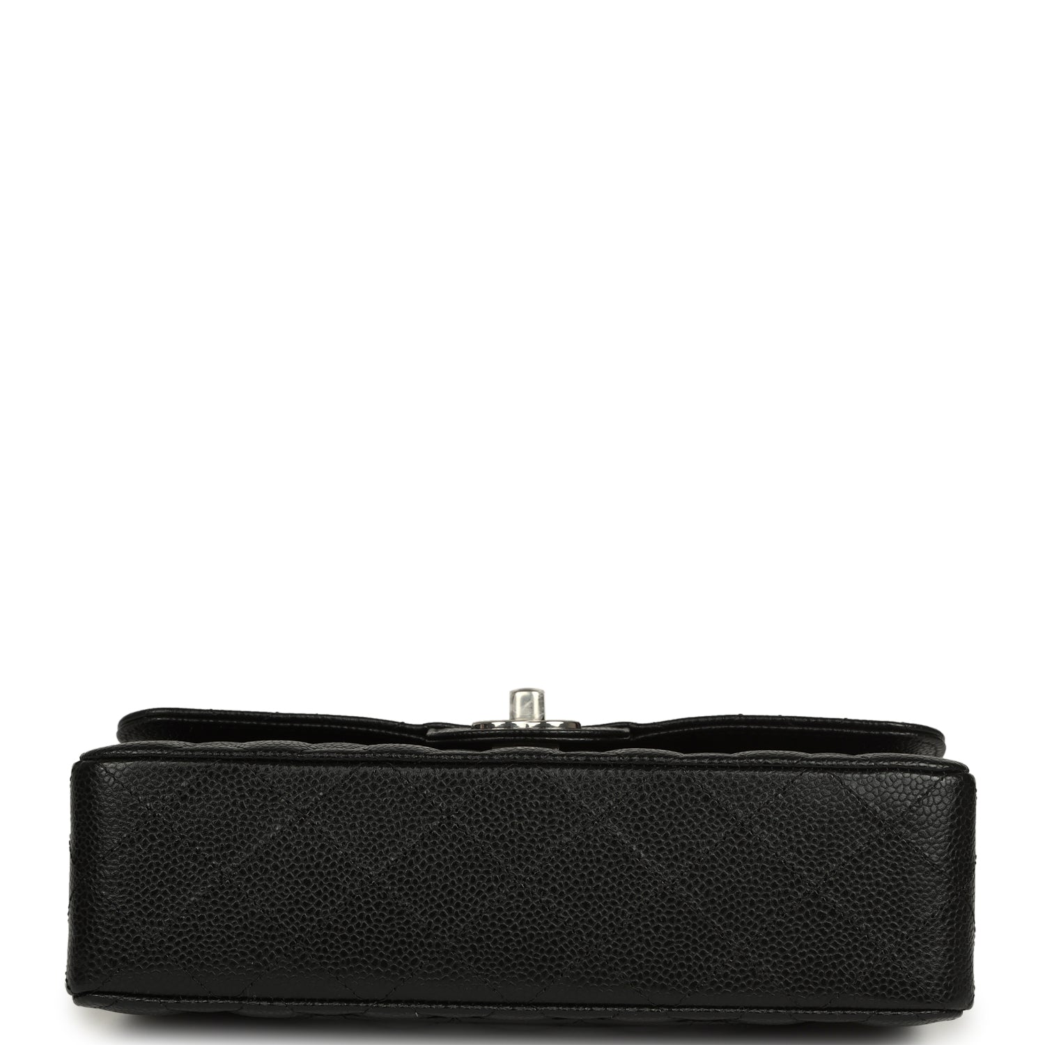 Chanel Small Classic Double Flap Black Caviar Silver Hardware