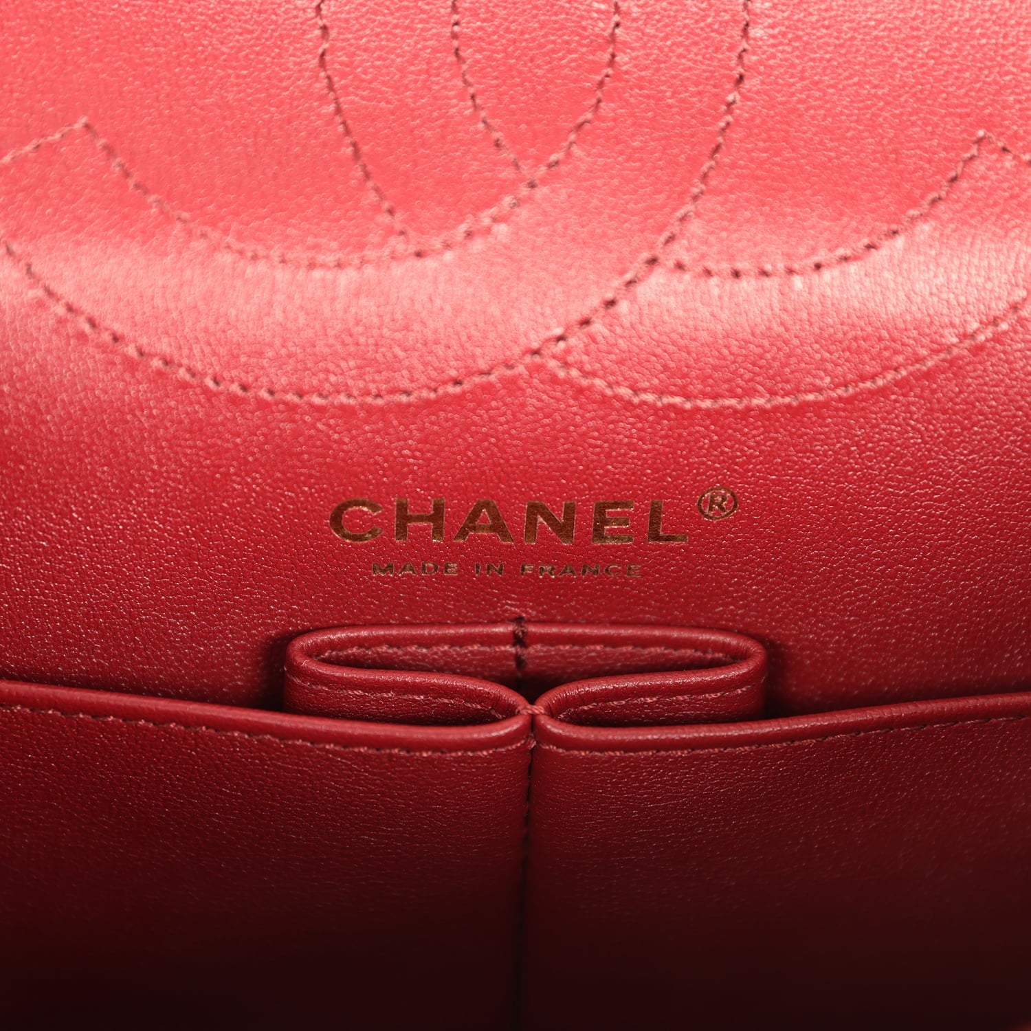 Chanel Small "Crush" Reissue 225 2.55 Double Flap Bag Black Lambskin Gold Hardware