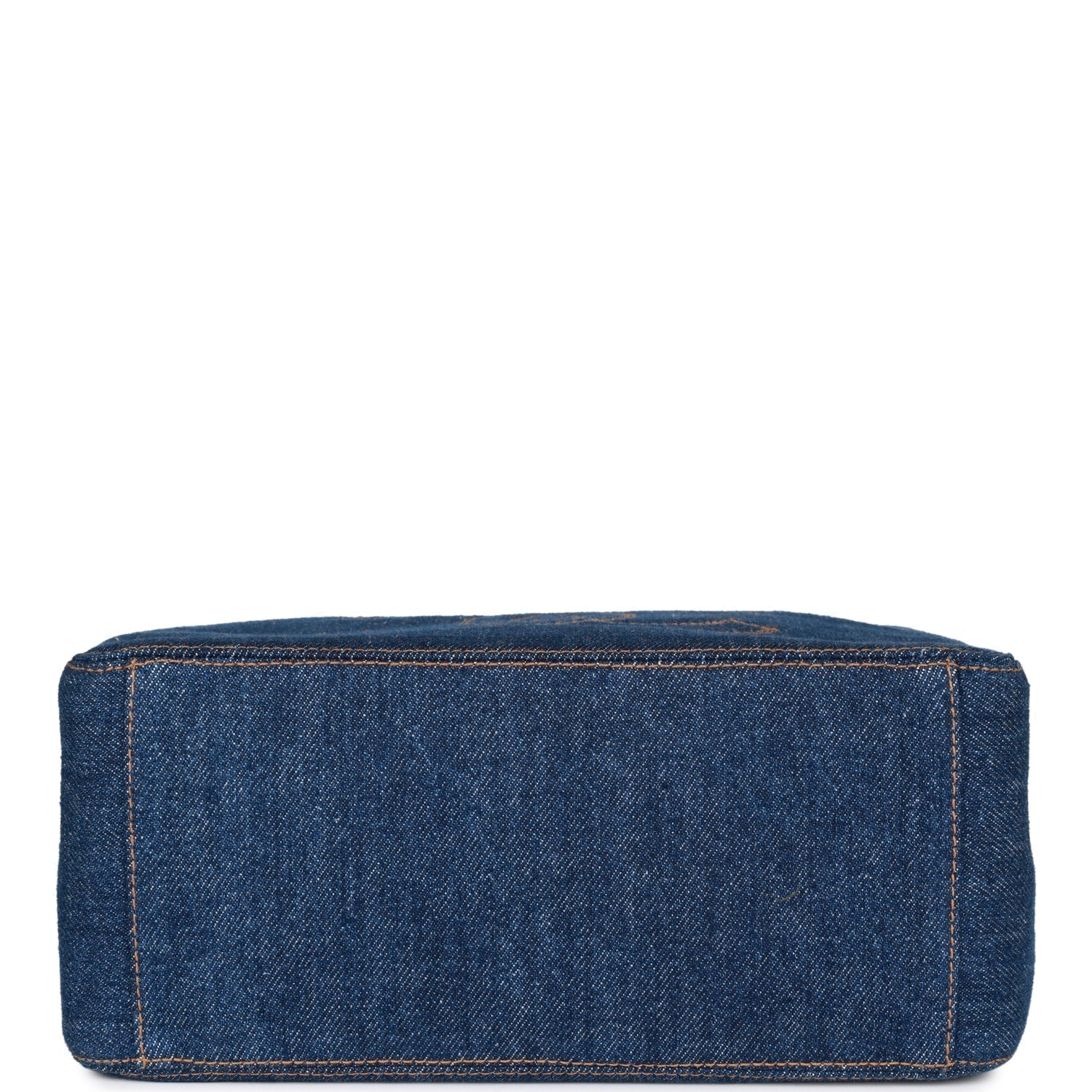Vintage Chanel CC Denim Tote Bag