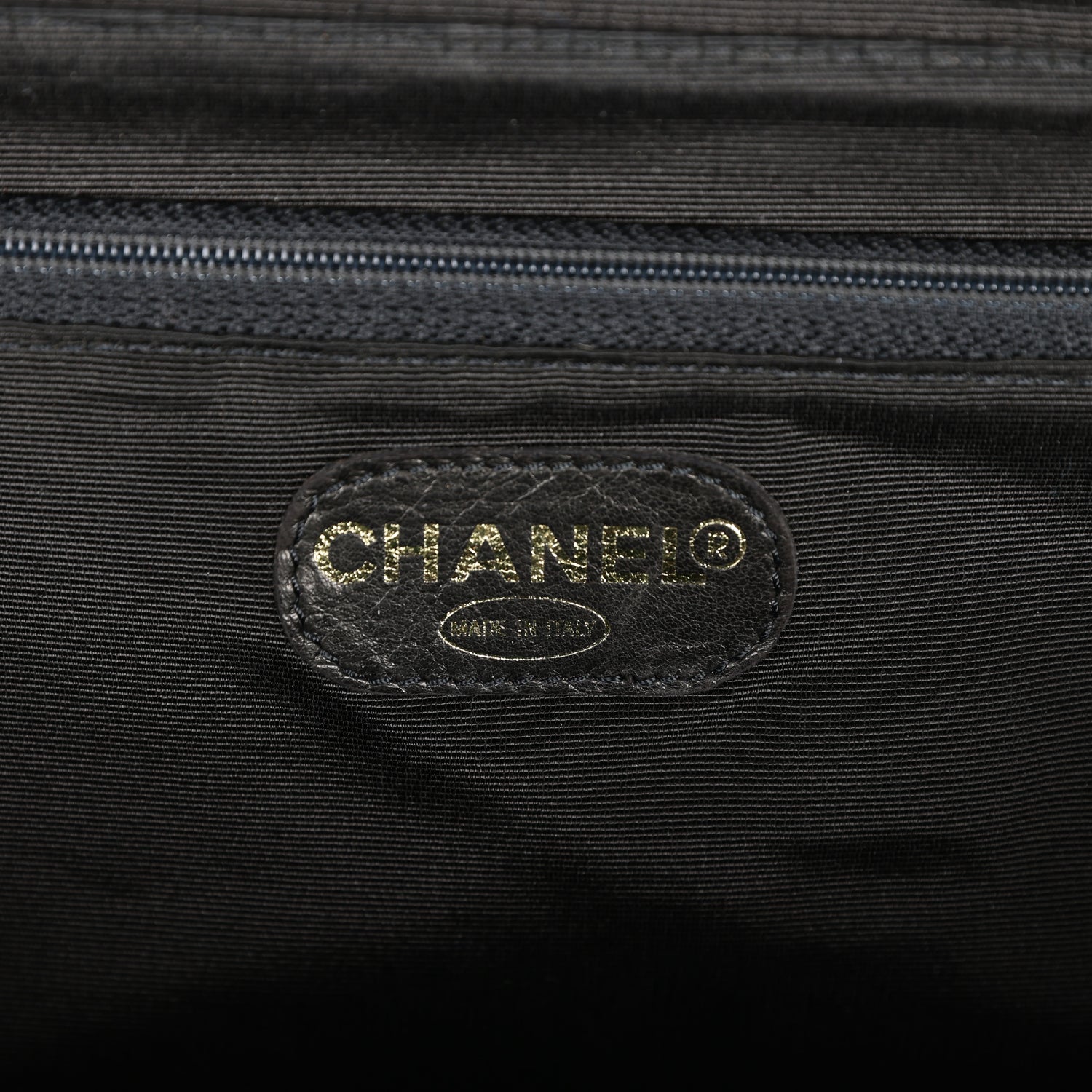 New Chanel Flap Bag Black Wicker Gold Hardware