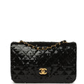 New Chanel Small Flap Bag Black Sequin Gold Hardware