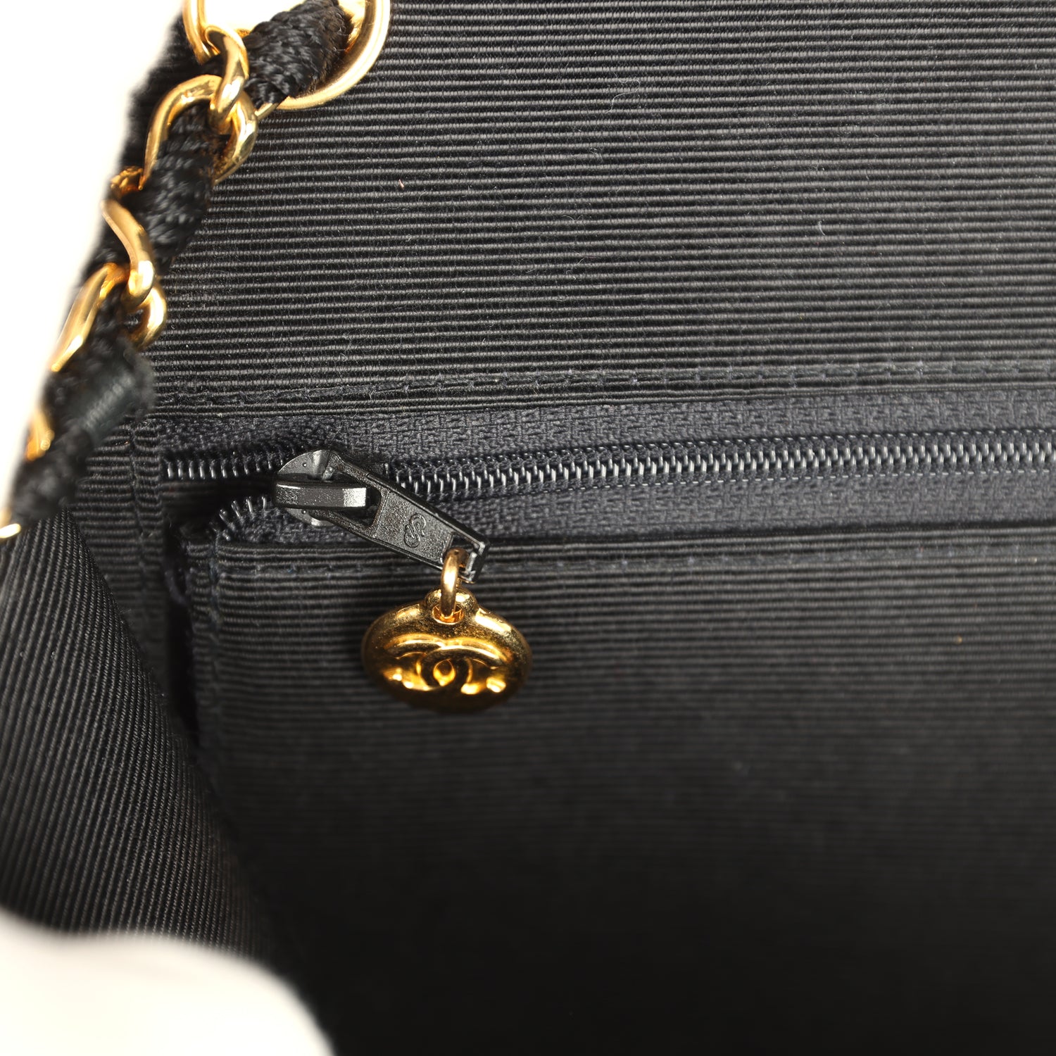 New Chanel Small Flap Bag Black Sequin Gold Hardware