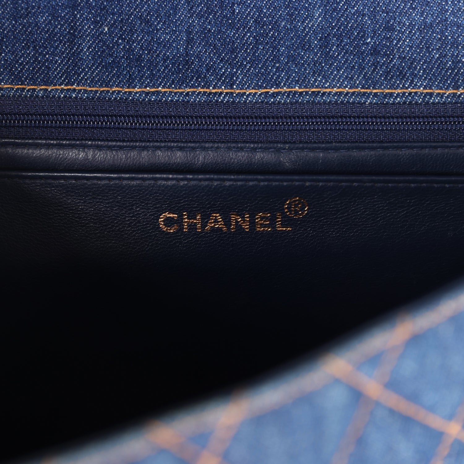 Vintage Chanel Jumbo Classic Single Flap Bag Blue Denim Tortoiseshell Bakelite Hardware
