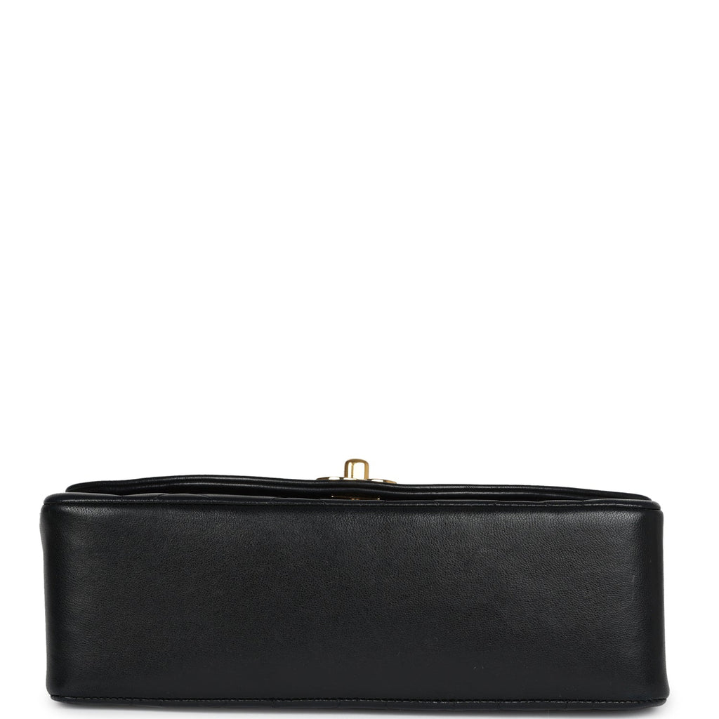 New Chanel Small Diana Flap Bag Black Lambskin Gold Hardware