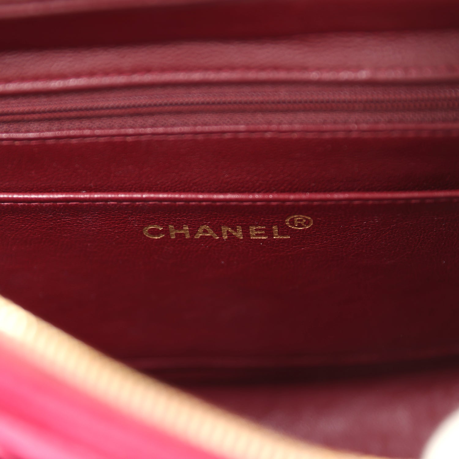 New Chanel Medium Classic Flap Backpack Burgundy Velvet Gold Hardware