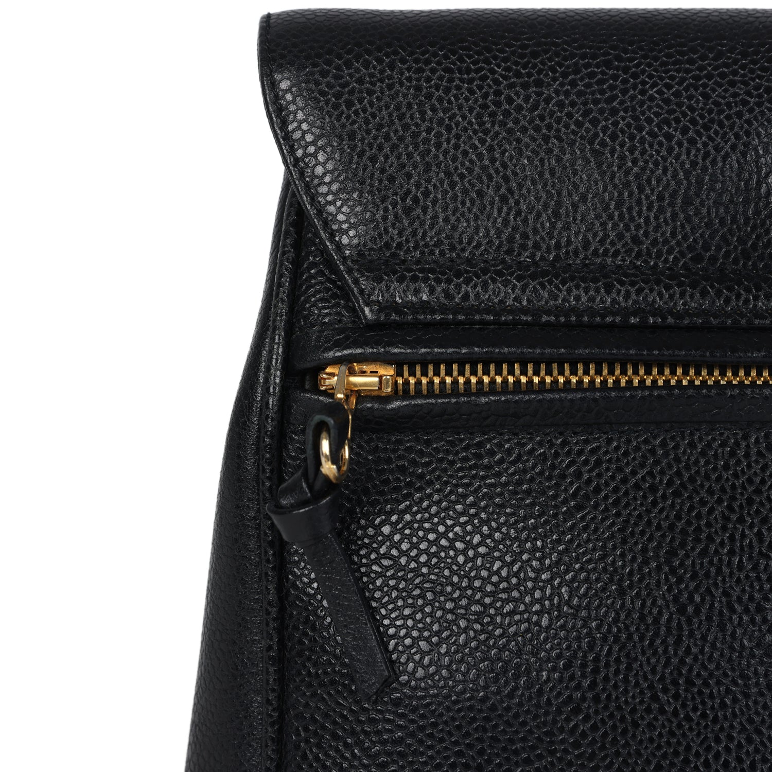 New Chanel Medium CC Backpack Black Caviar Gold Hardware