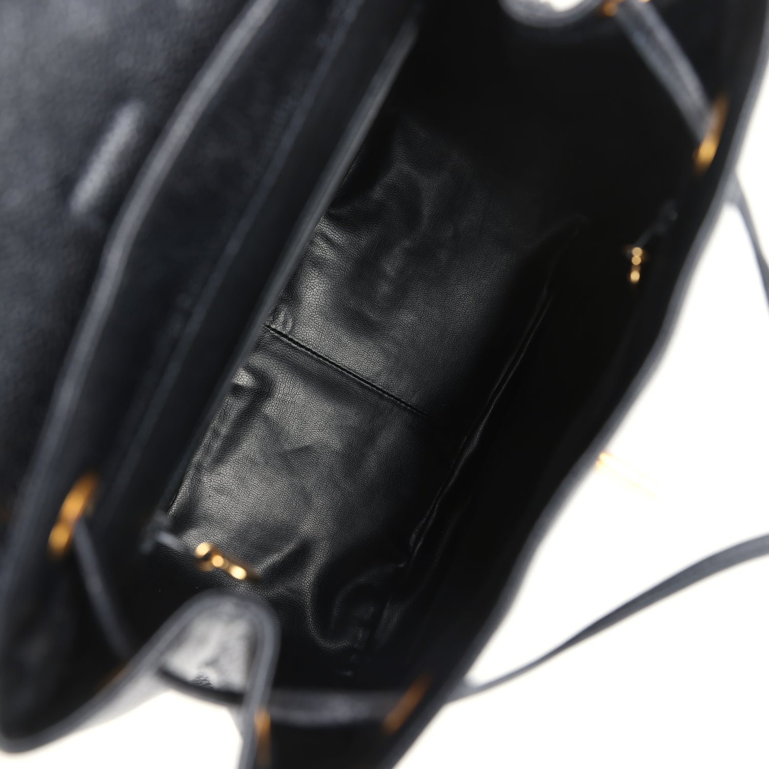 New Chanel Medium CC Backpack Black Caviar Gold Hardware