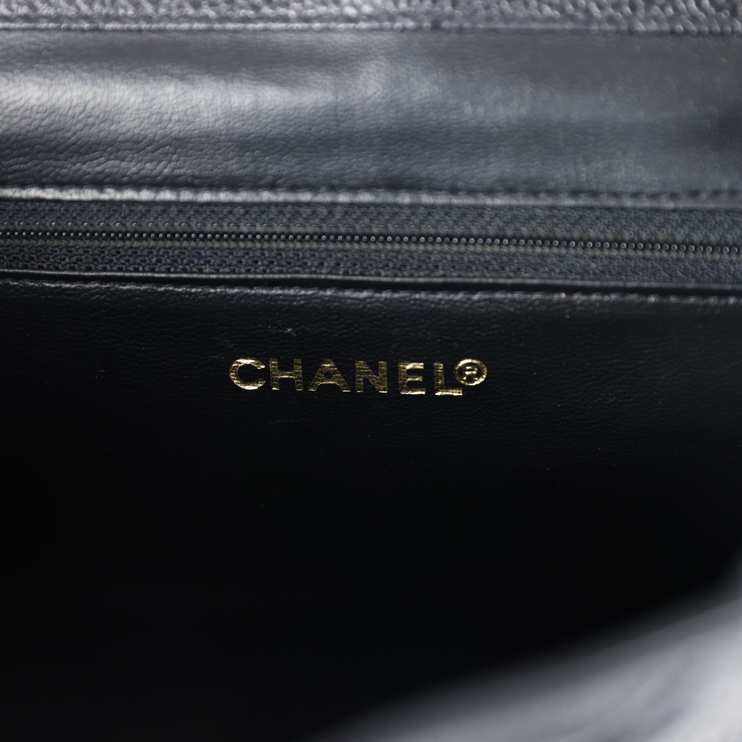 New Chanel Medium CC Backpack Black Caviar Gold Hardware