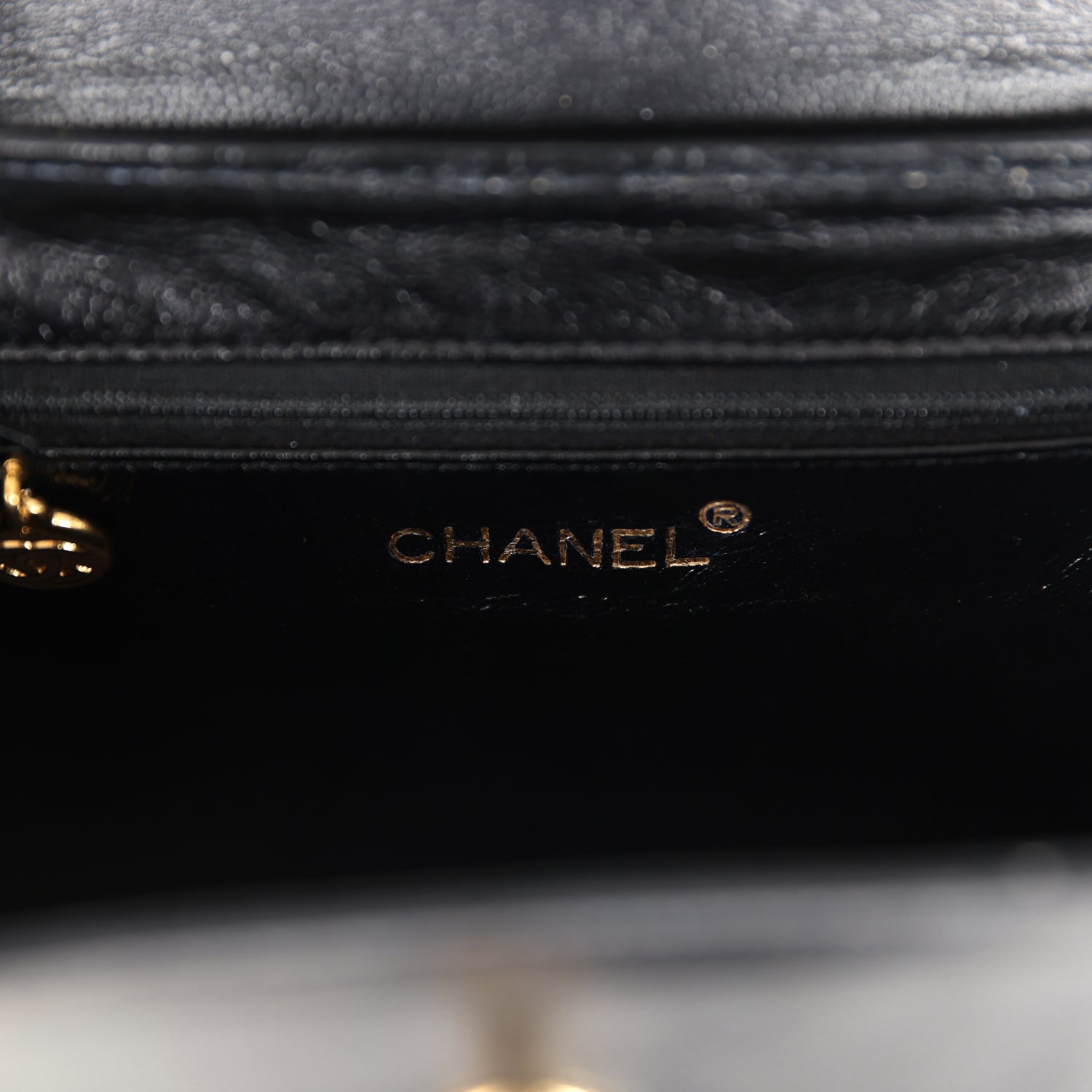 New Chanel Large Kelly Black Caviar Gold Hardware