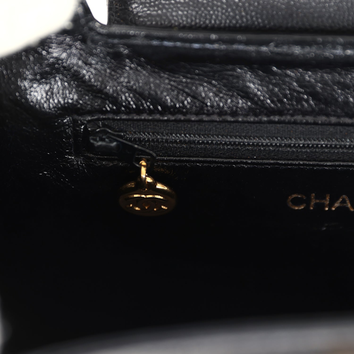 New Chanel Large Kelly Black Caviar Gold Hardware