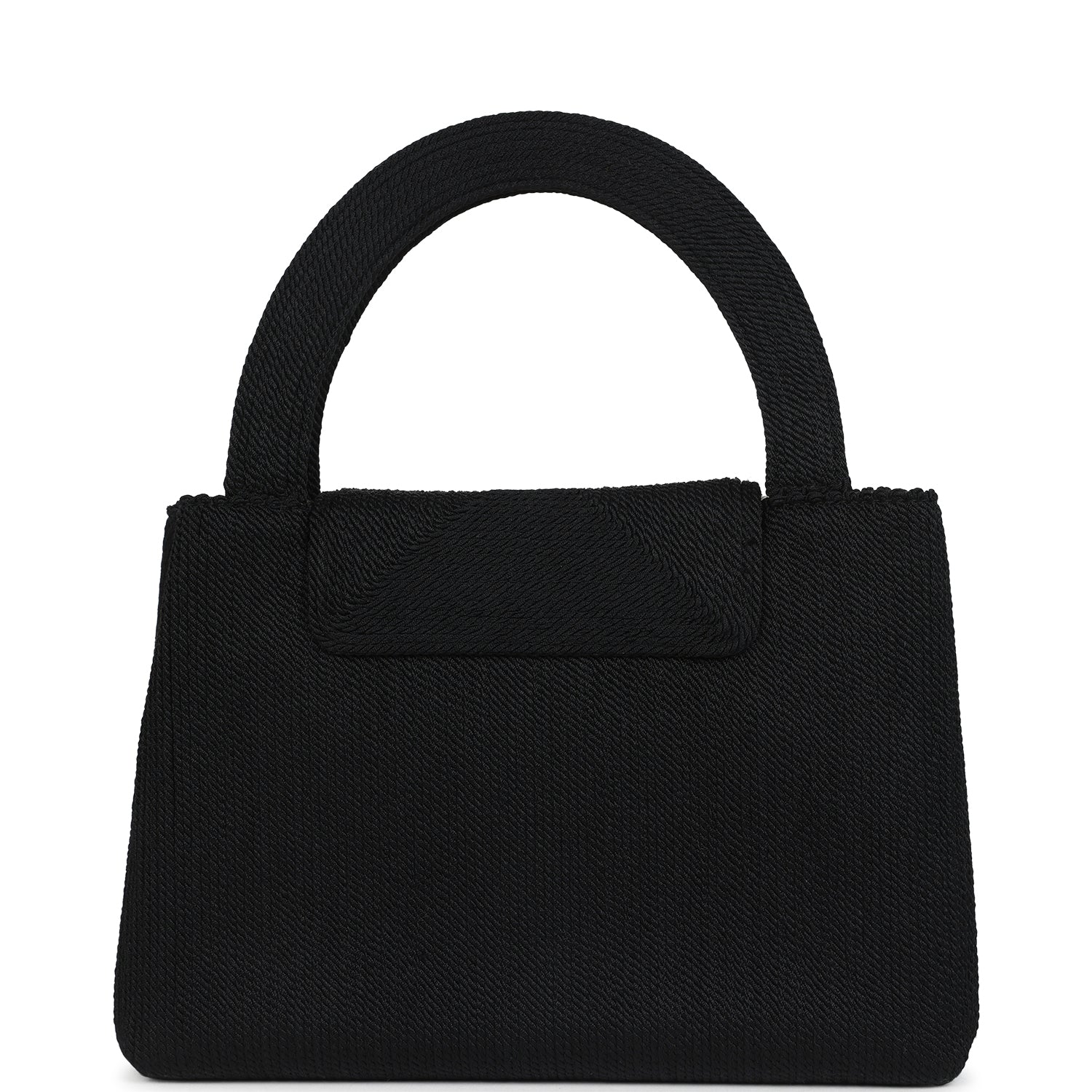 New Chanel Large Kelly Rope Black Woven Gold Hardware