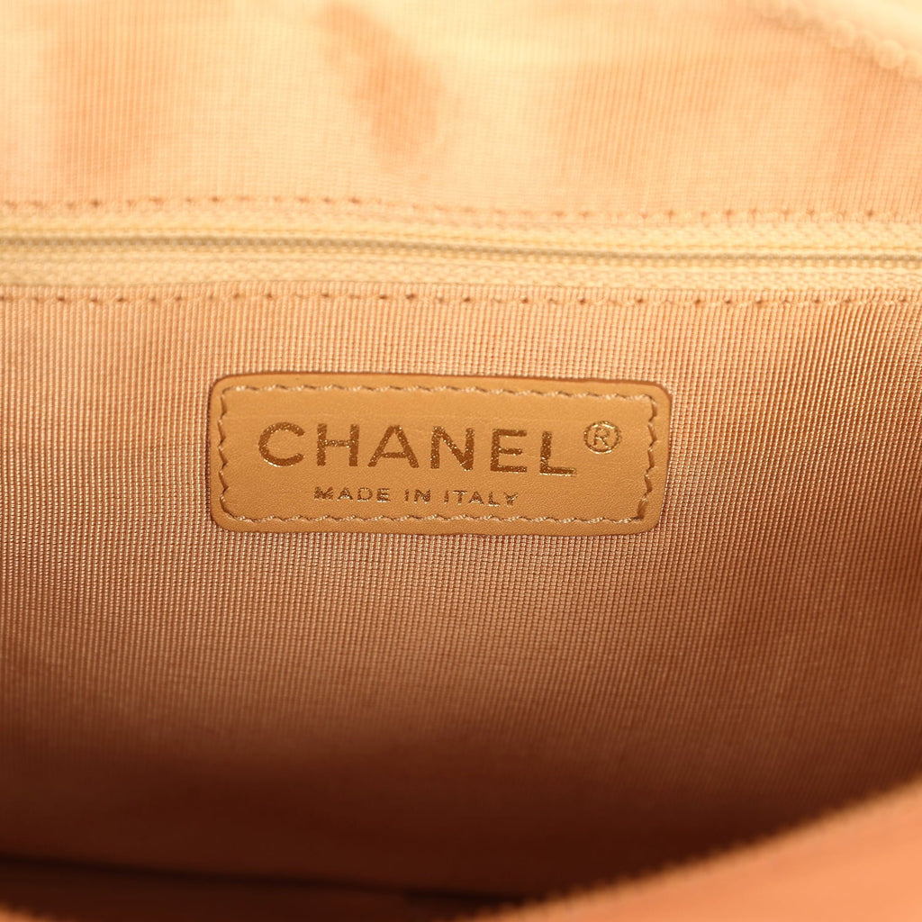 New Chanel Petite Timeless CC Shopping Tote Pink Caviar Gold Hardware