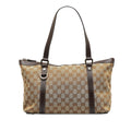 GUCCI GG Canvas Abbey D-Ring Tote Bag