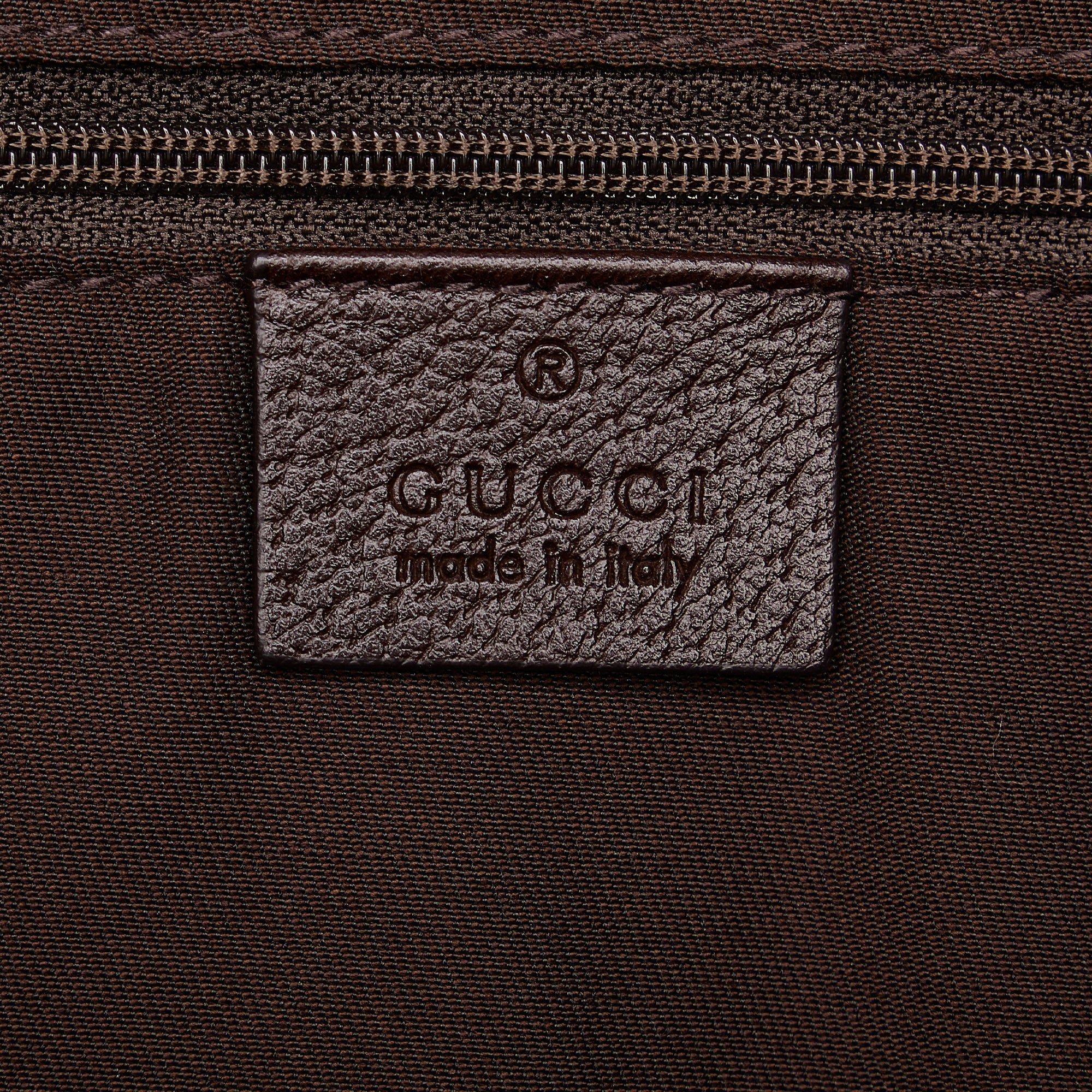 GUCCI GG Canvas Abbey D-Ring Tote Bag