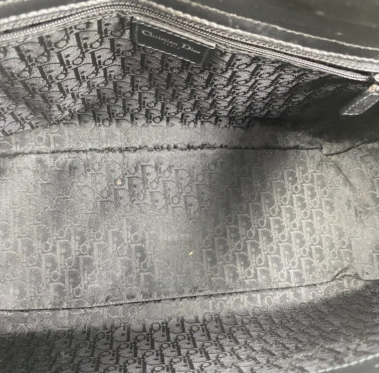 Christian Dior bag with Swarovski clip