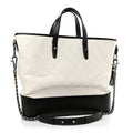 CHANEL AGED CALFSKIN QUILTED GABRIELLE TOTE BAG