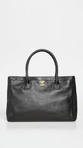 CHANEL CAVIAR CALFSKIN CERF EXECUTIVE TOTE BAG