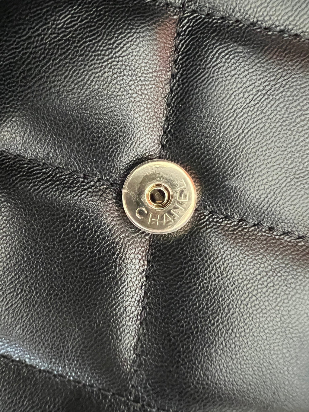 CHANEL CC LAMBSKIN CLUTCH BAG