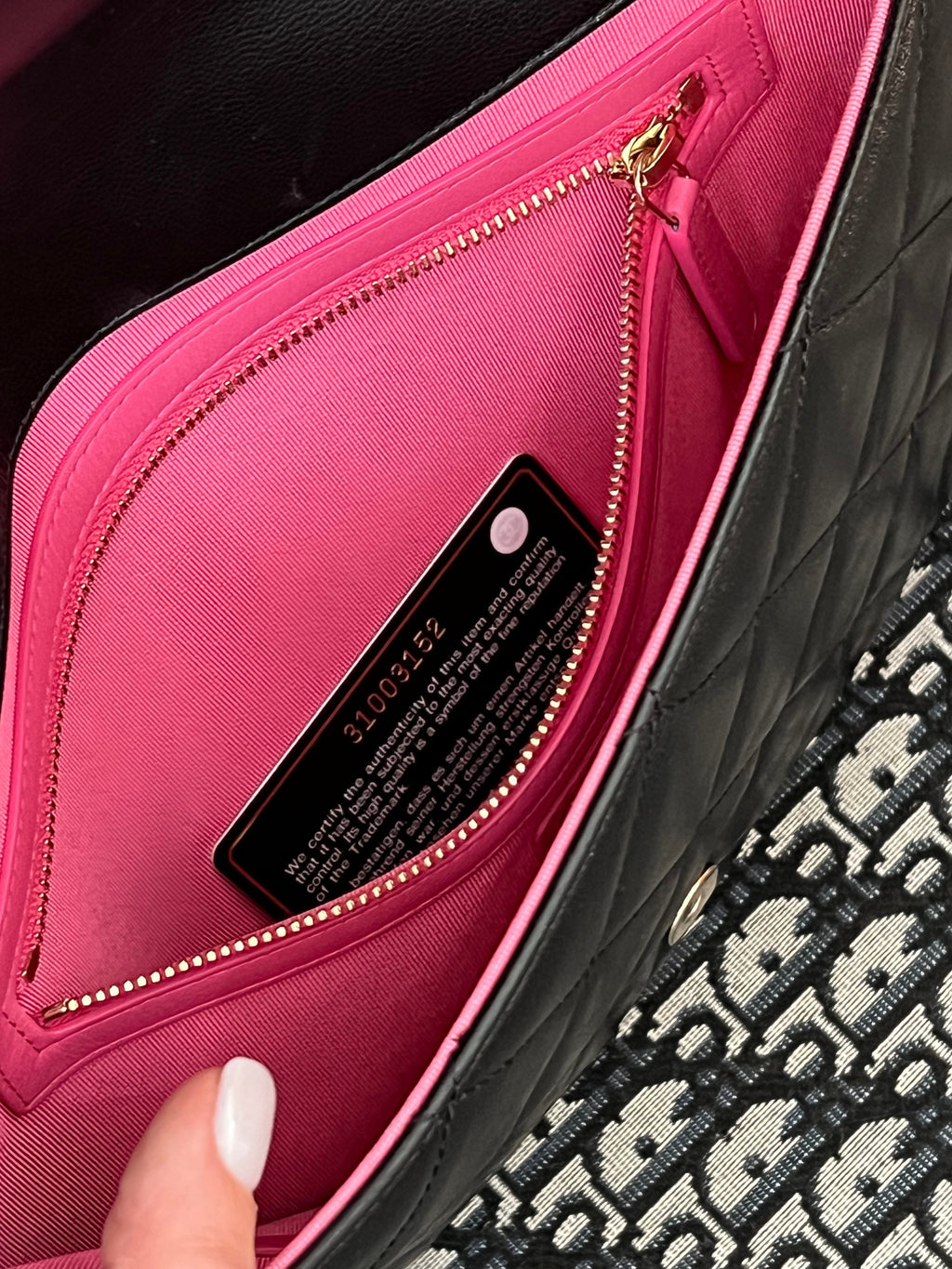 CHANEL CC LAMBSKIN CLUTCH BAG