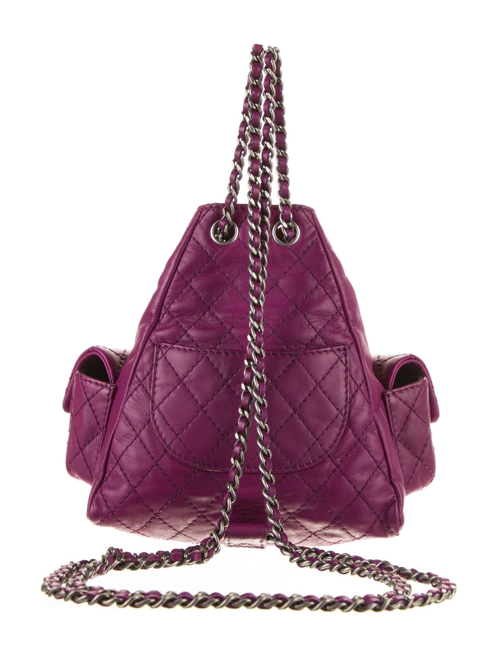 CHANEL CC QUILTED LAMBSKIN MINI BACKPACK