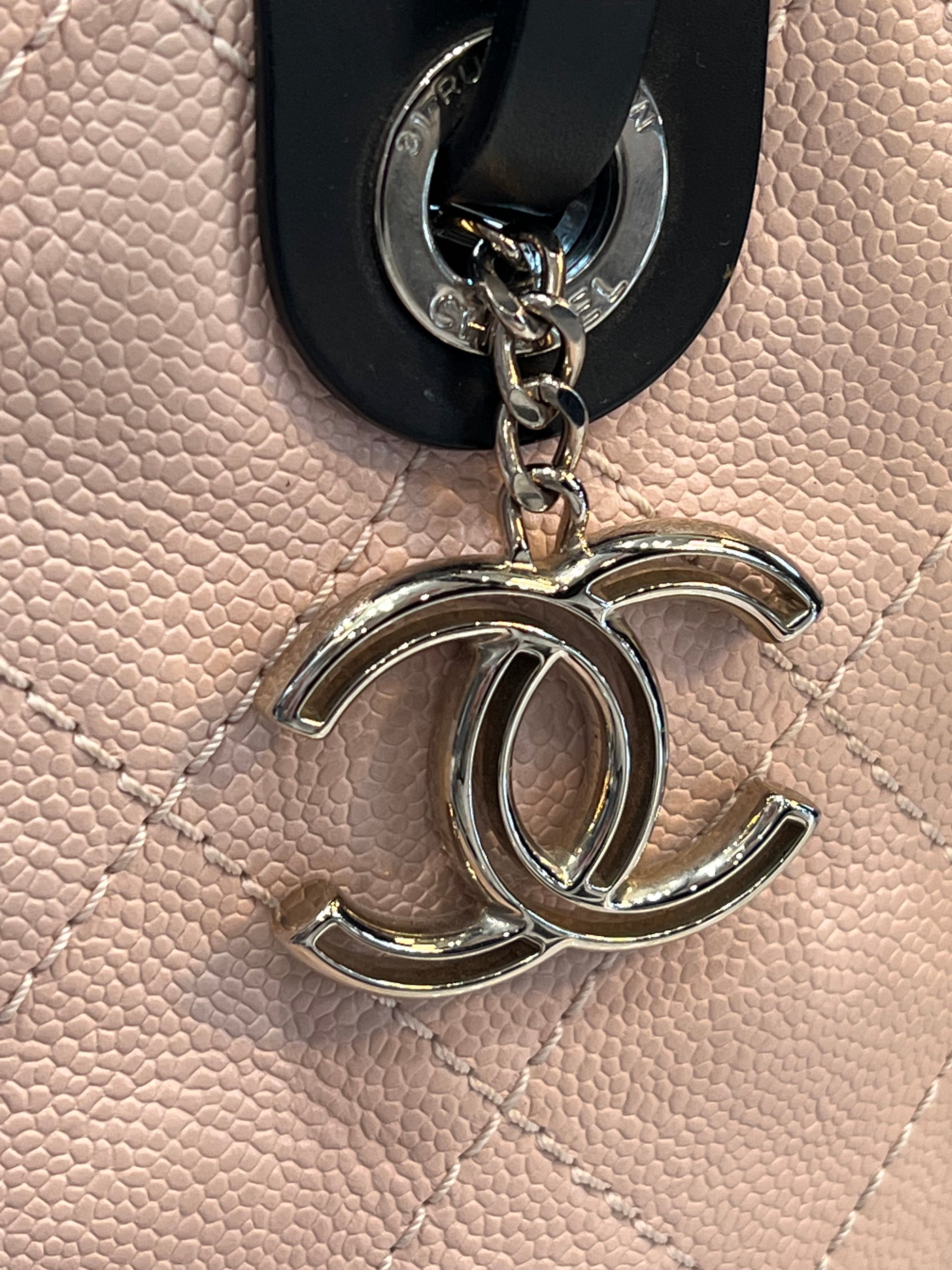 CHANEL FEVER CAVIAR QUILTED TOTE BAG