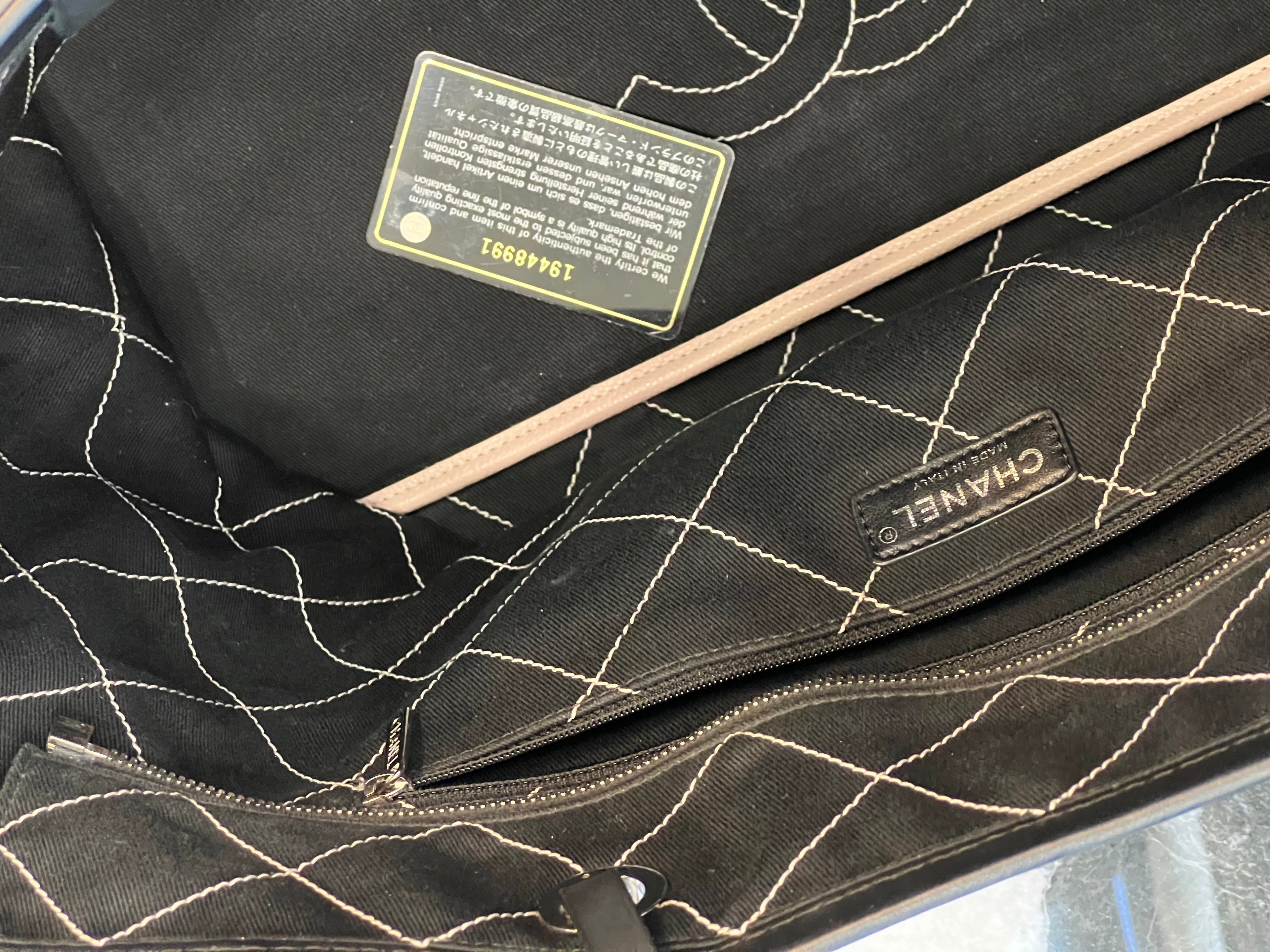 CHANEL FEVER CAVIAR QUILTED TOTE BAG
