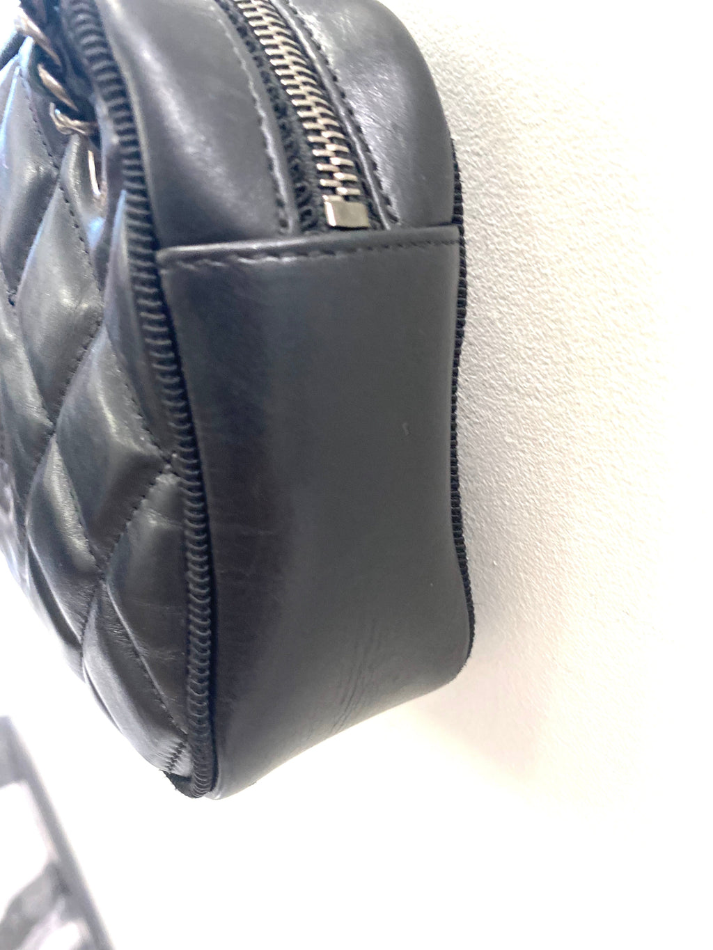 CHANEL CALFSKIN QUILTED LEATHER BALLERINA CAMERA BAG