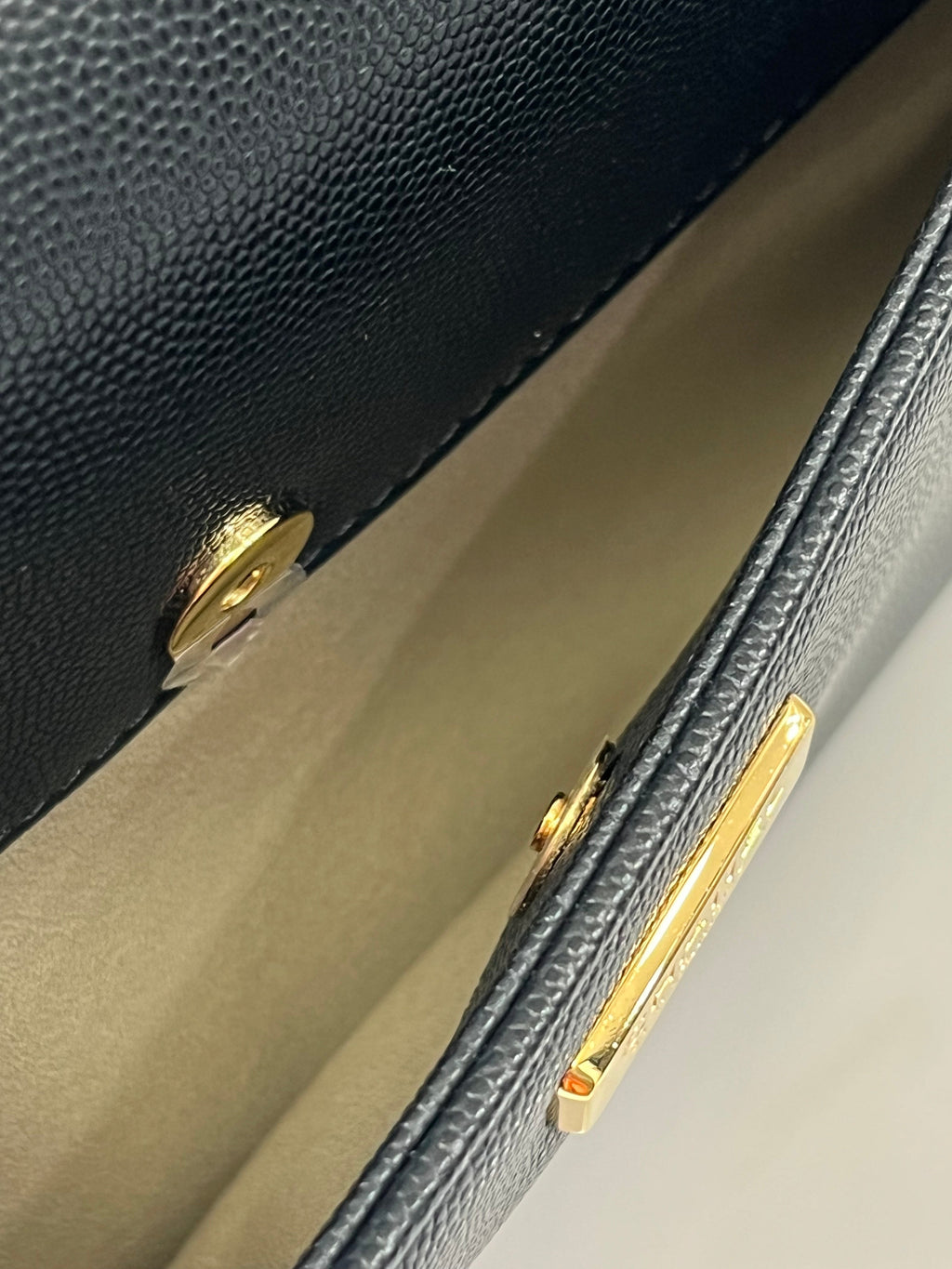 CHANEL MEDIUM CAPTAIN GOLD EMBROIDERED CAVIAR FLAP BAG