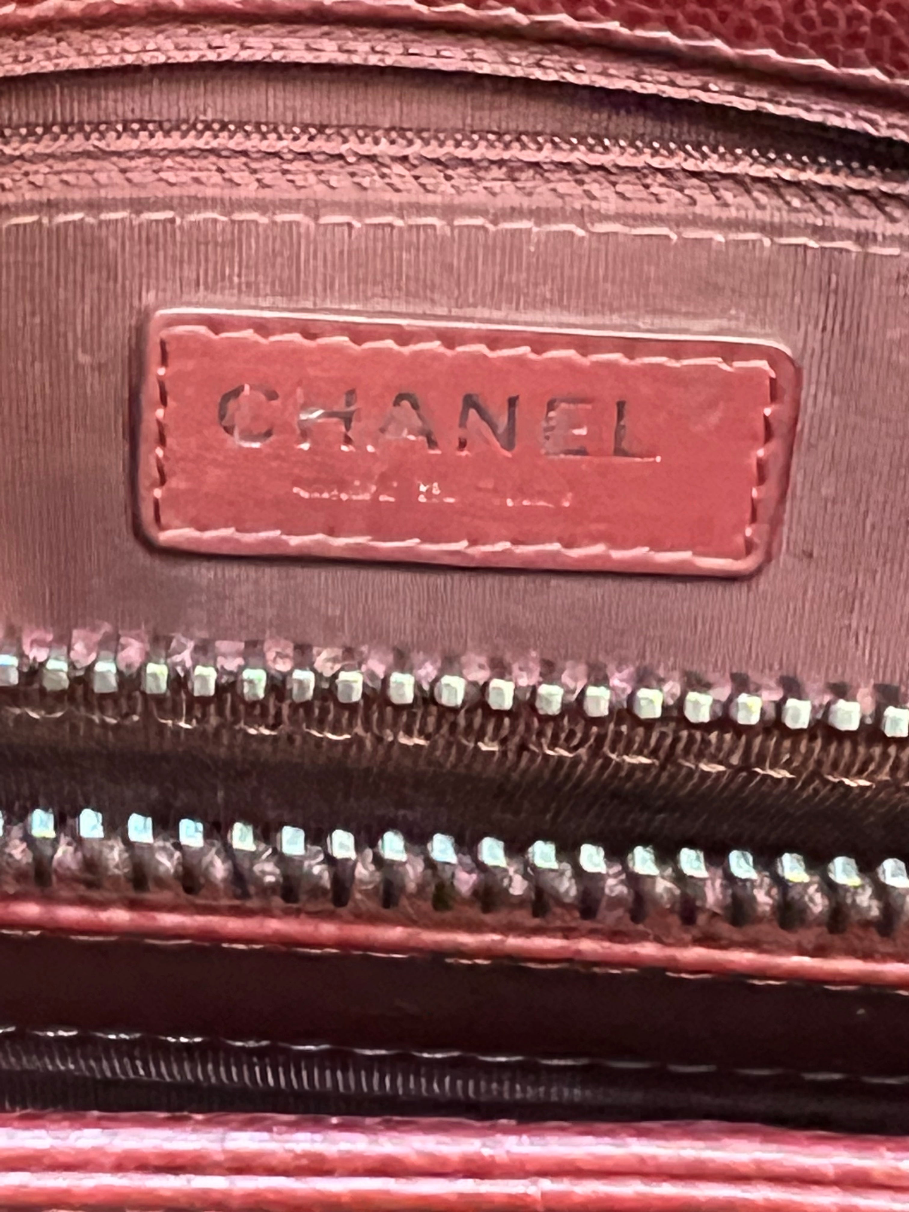CHANEL CAVIAR QUILTED LEATHER CITY SHOPPER TOTE BAG